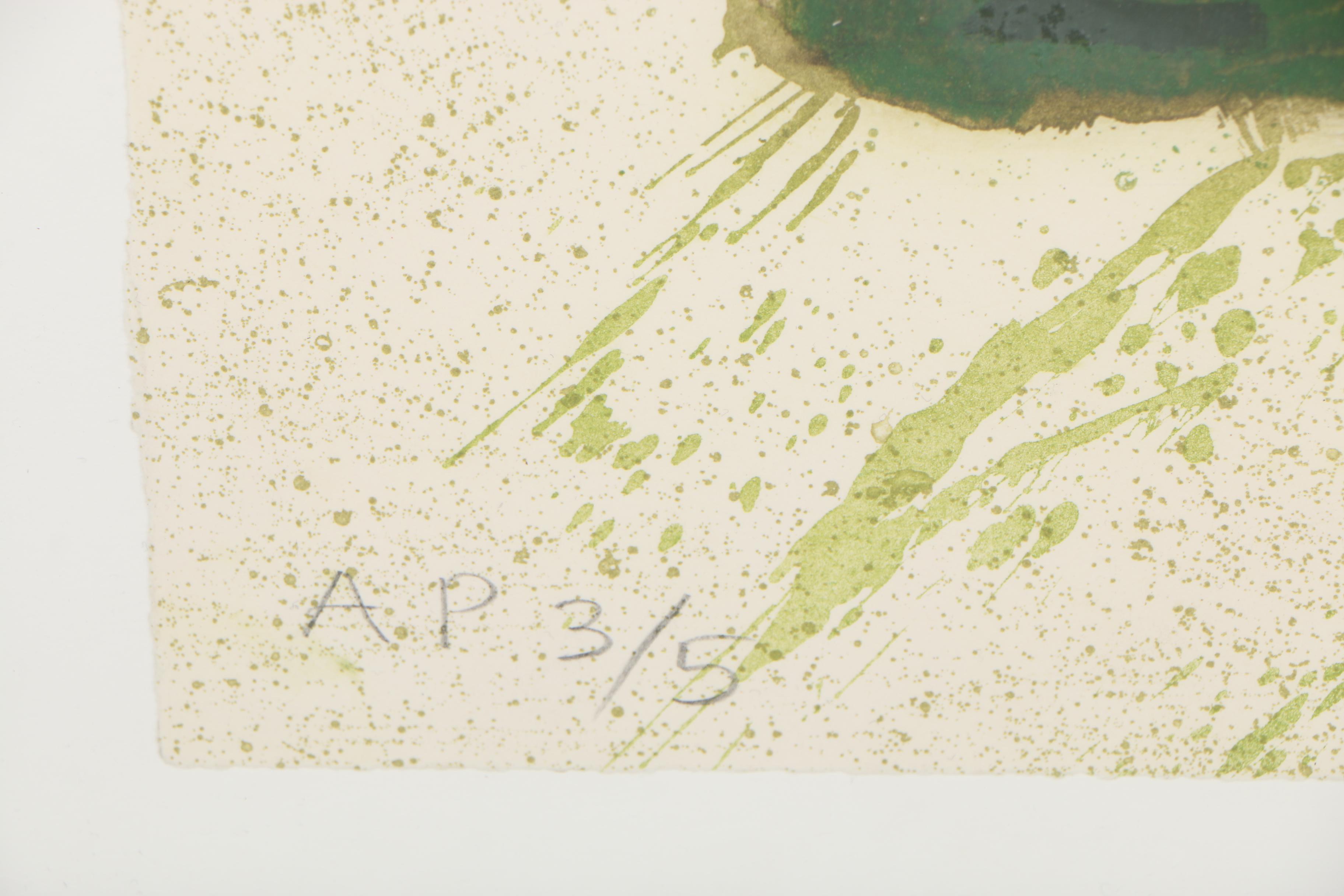 Joe Tilson 1989 Etching "Dionysos Prassinnos"