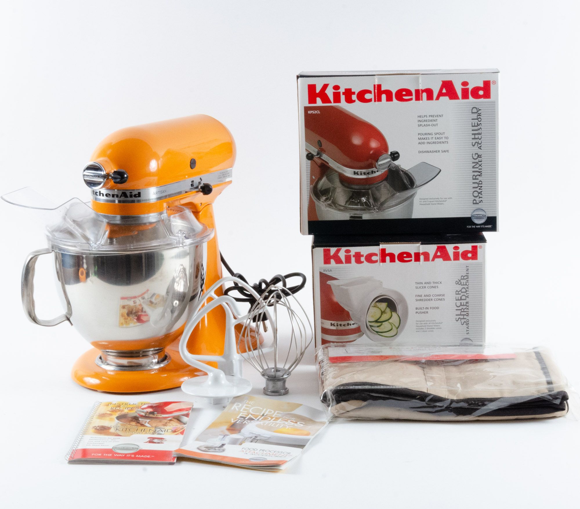 KitchenAid "Artisan" Mixer and Accessories