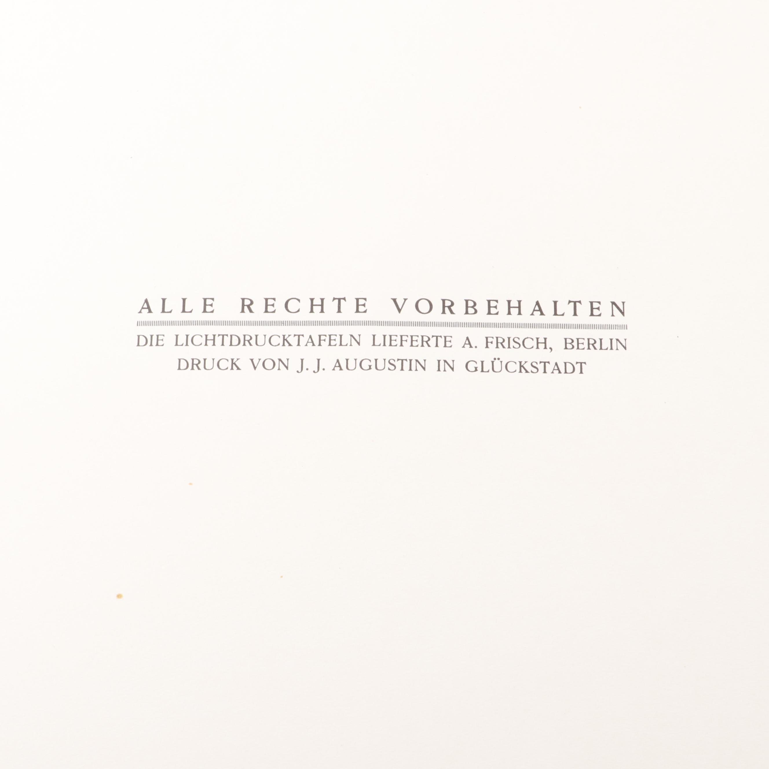 "Chotscho" Gaochang China Archaeological Folio Book in German, 1913