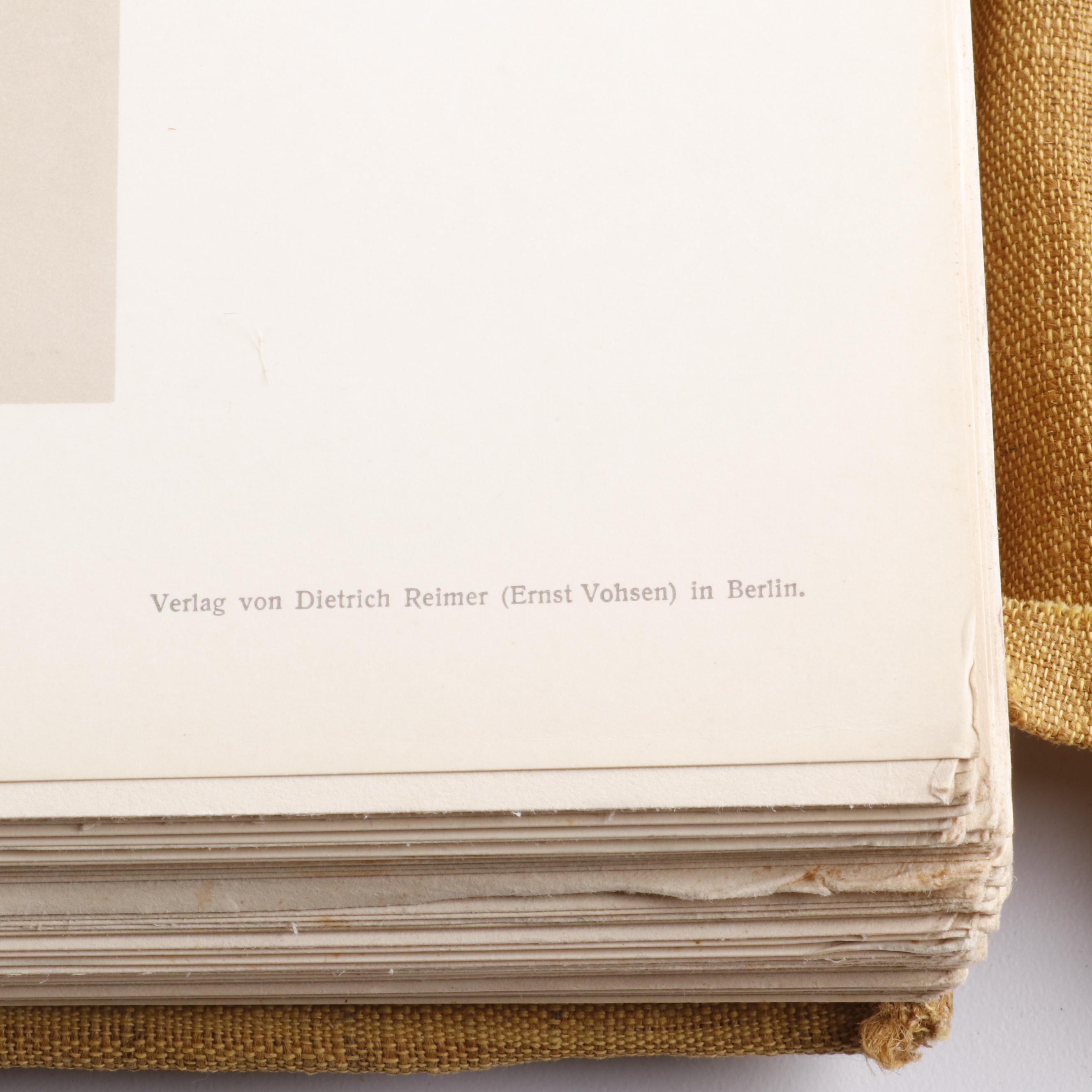 "Chotscho" Gaochang China Archaeological Folio Book in German, 1913