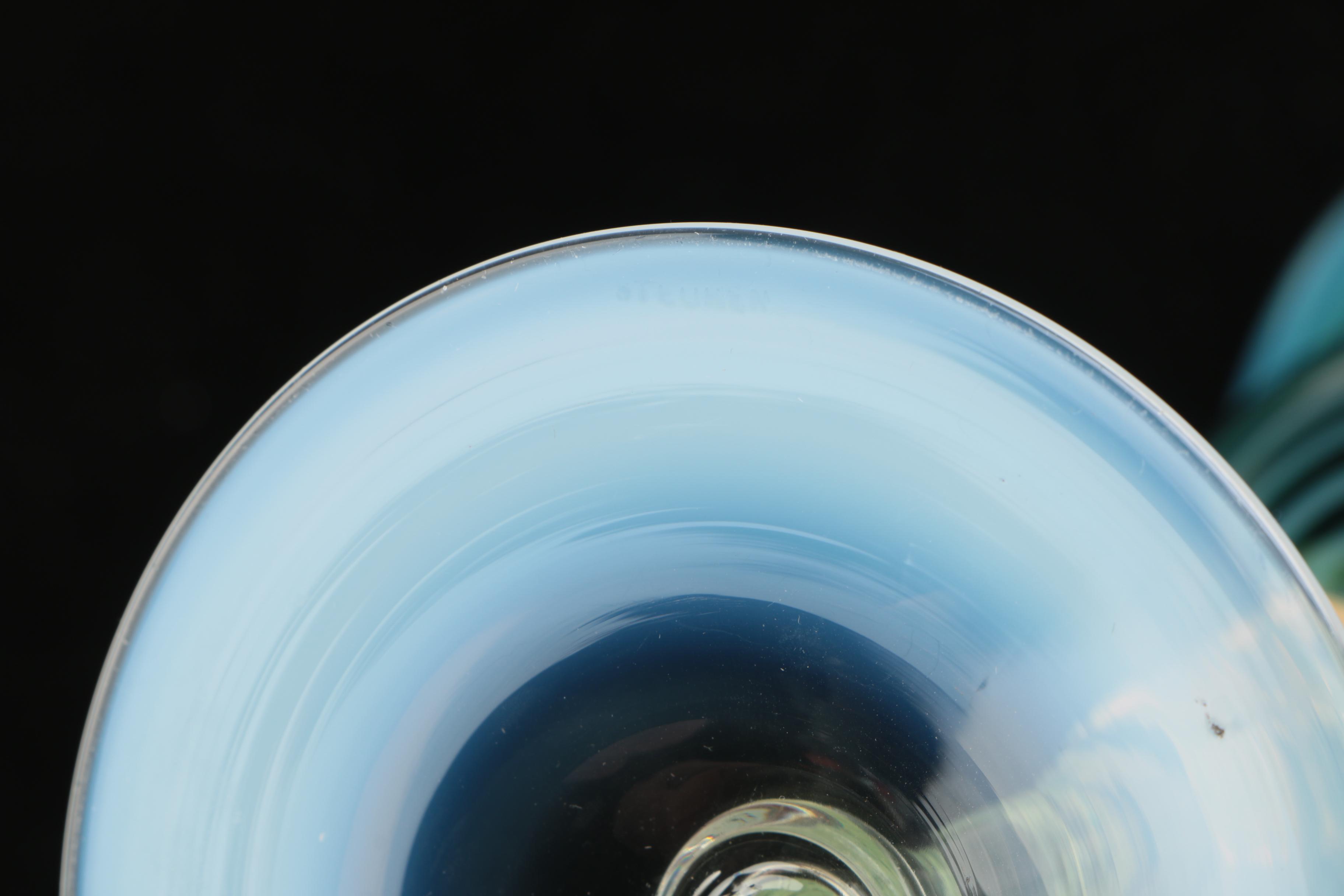 Steuben Oriental Jade Art Glass Goblets, Early/Mid-20th Century