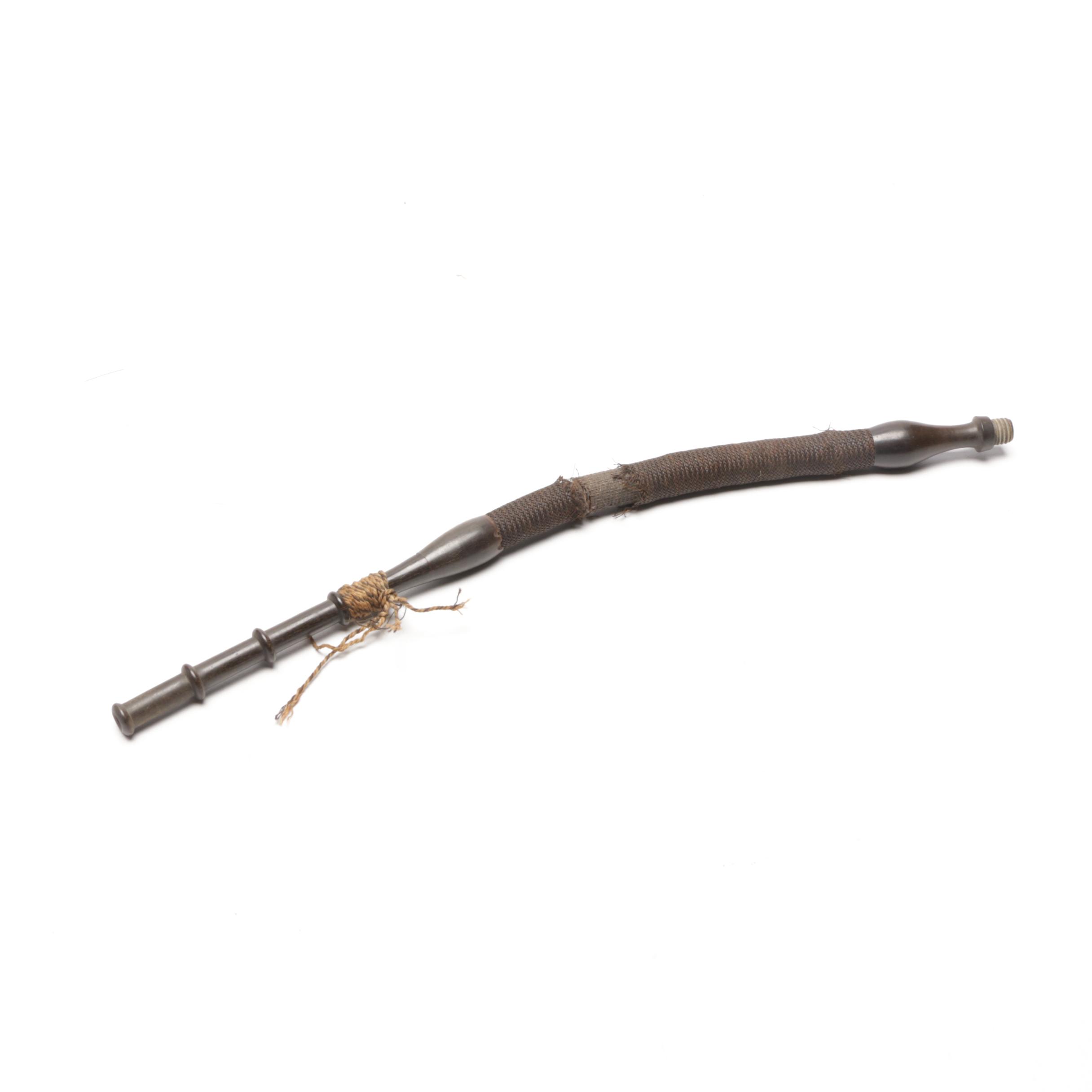 Antique Bavarian Crafted Smoking Pipe With Hunting Scene