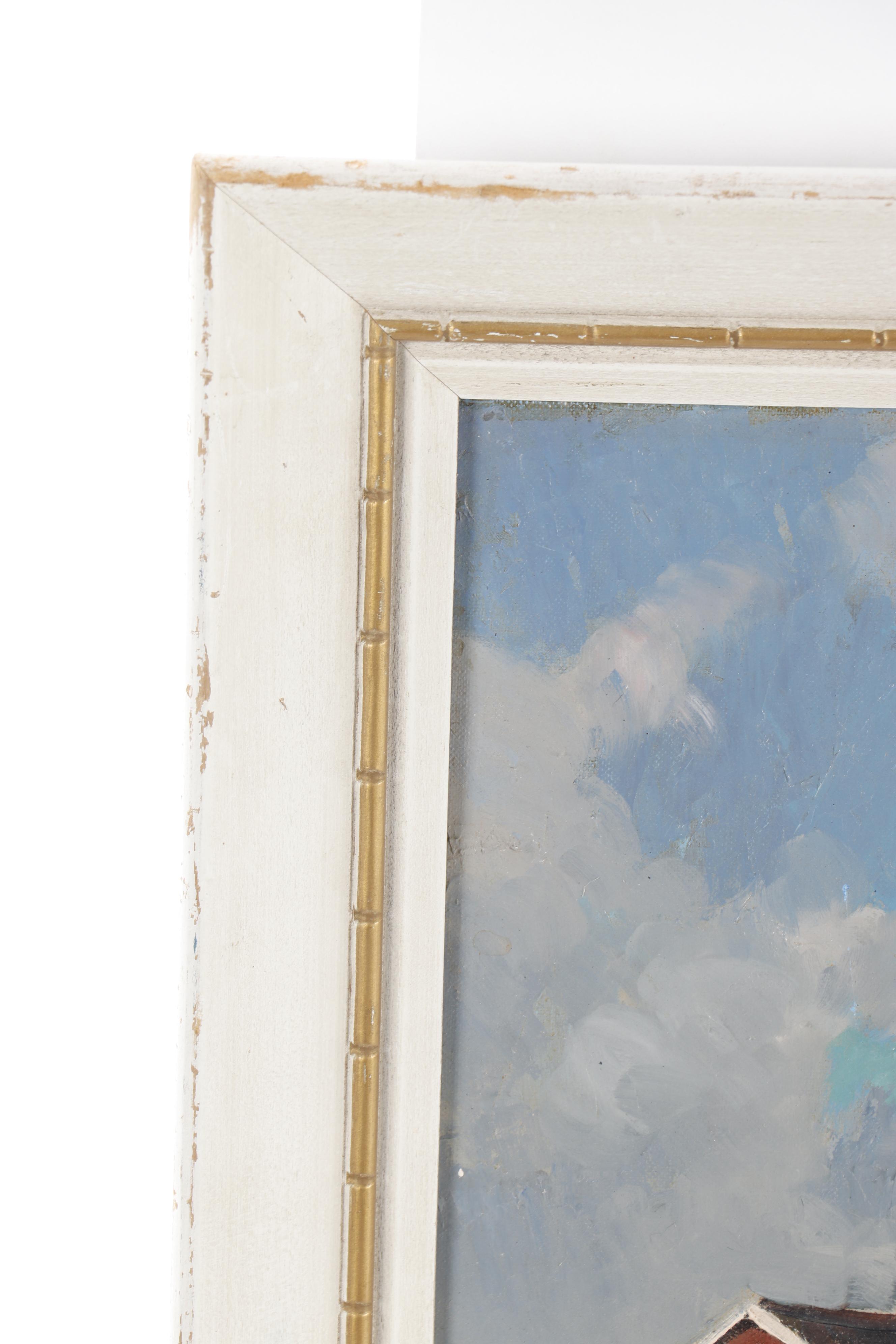 Ronni Pastorini Oil Painting "Old Seaport"