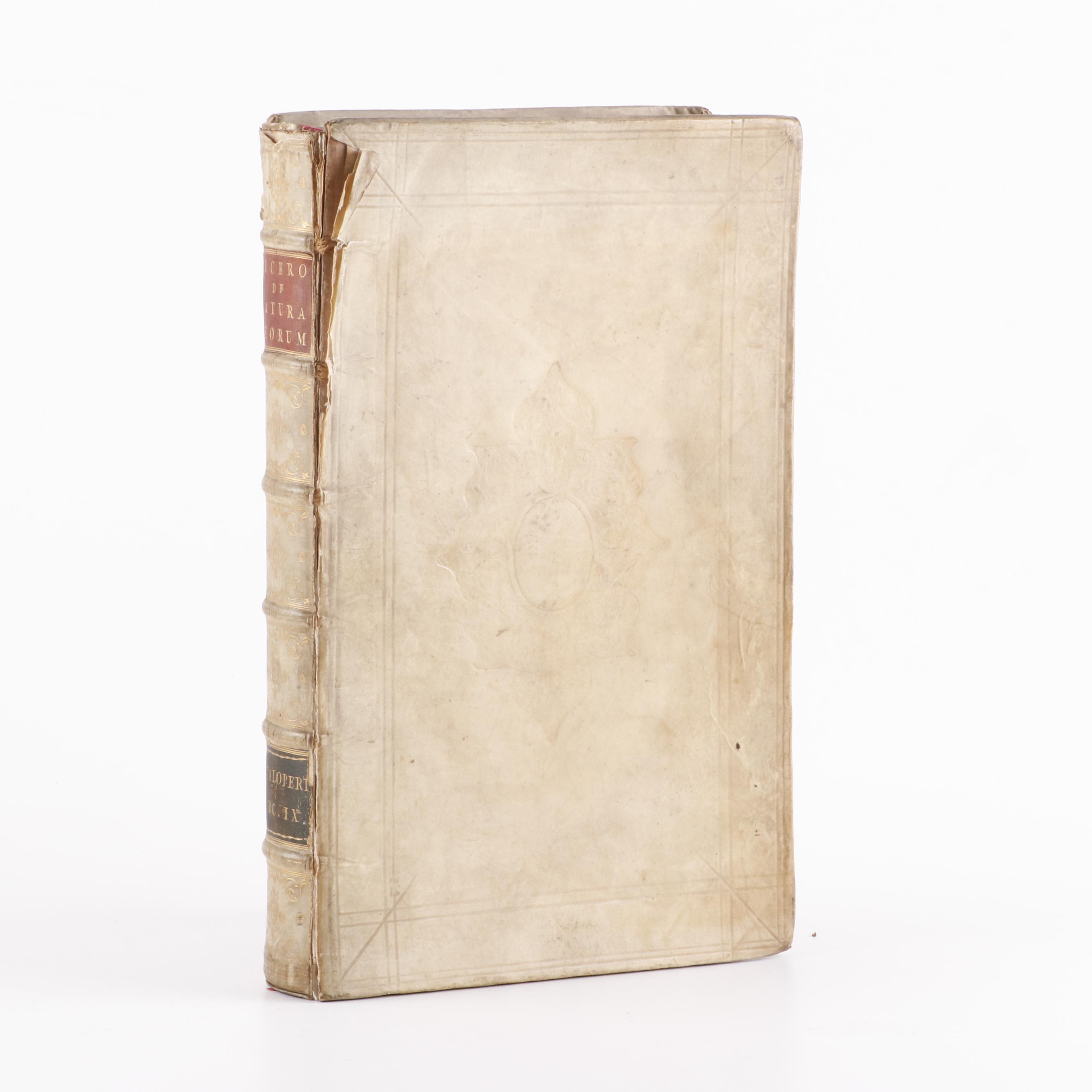 "Humanitas Theologica in qua M.T. Cicero de Natura Deorum Argumentis", 1660