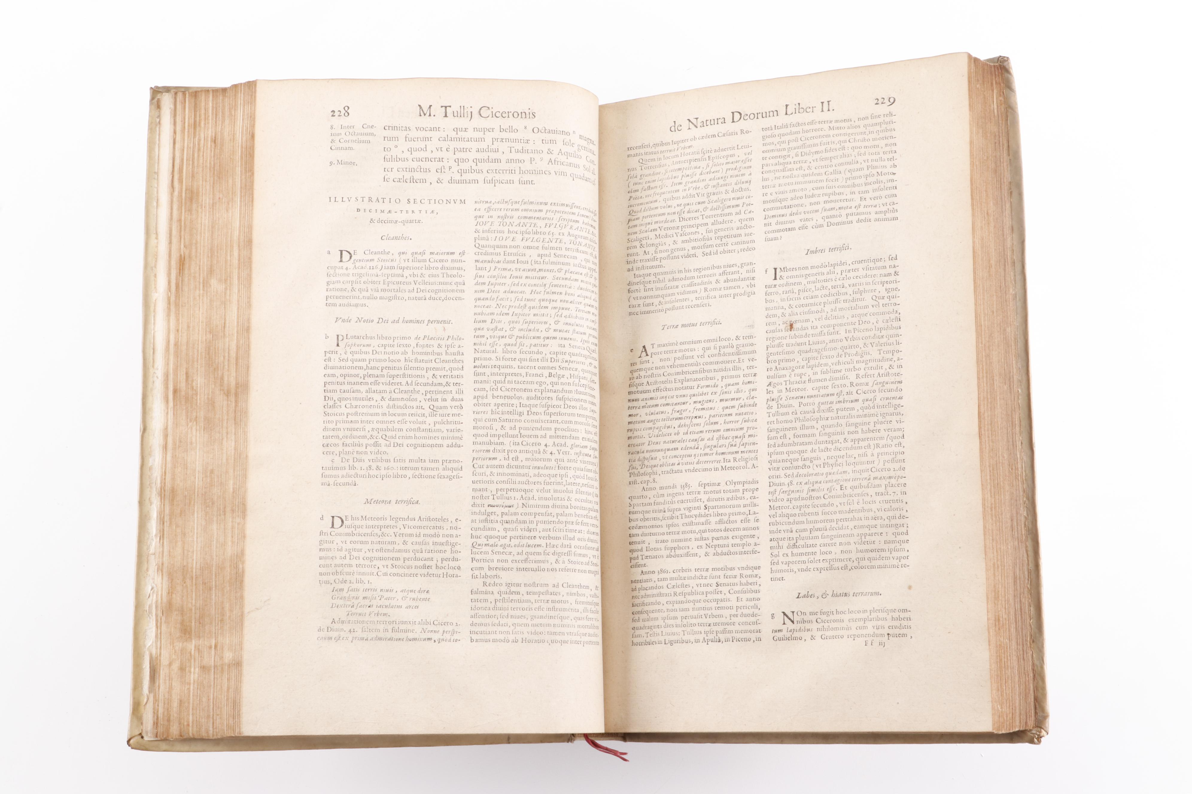 "Humanitas Theologica in qua M.T. Cicero de Natura Deorum Argumentis", 1660