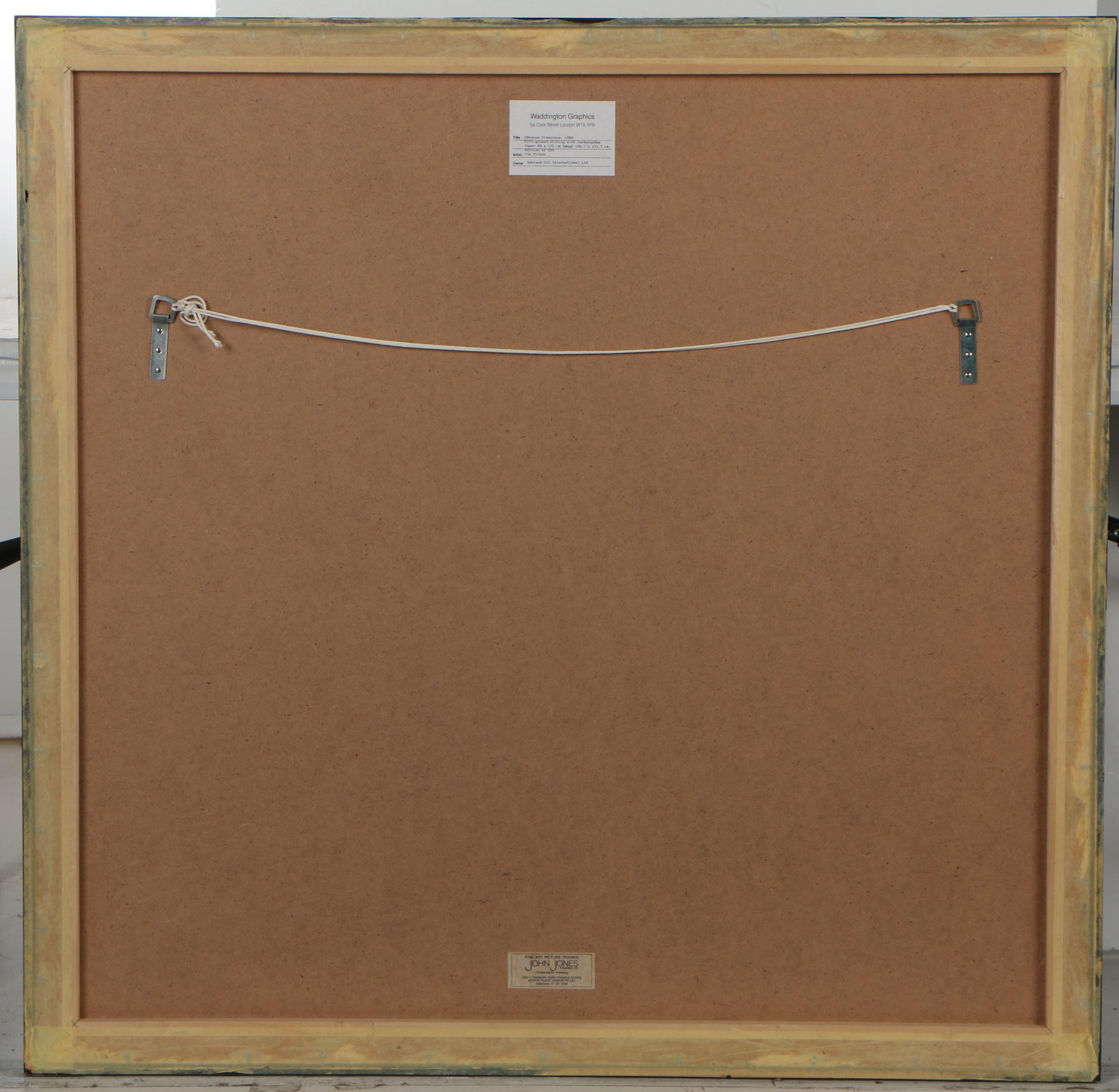 Joe Tilson 1989 Etching "Dionysos Prassinnos"