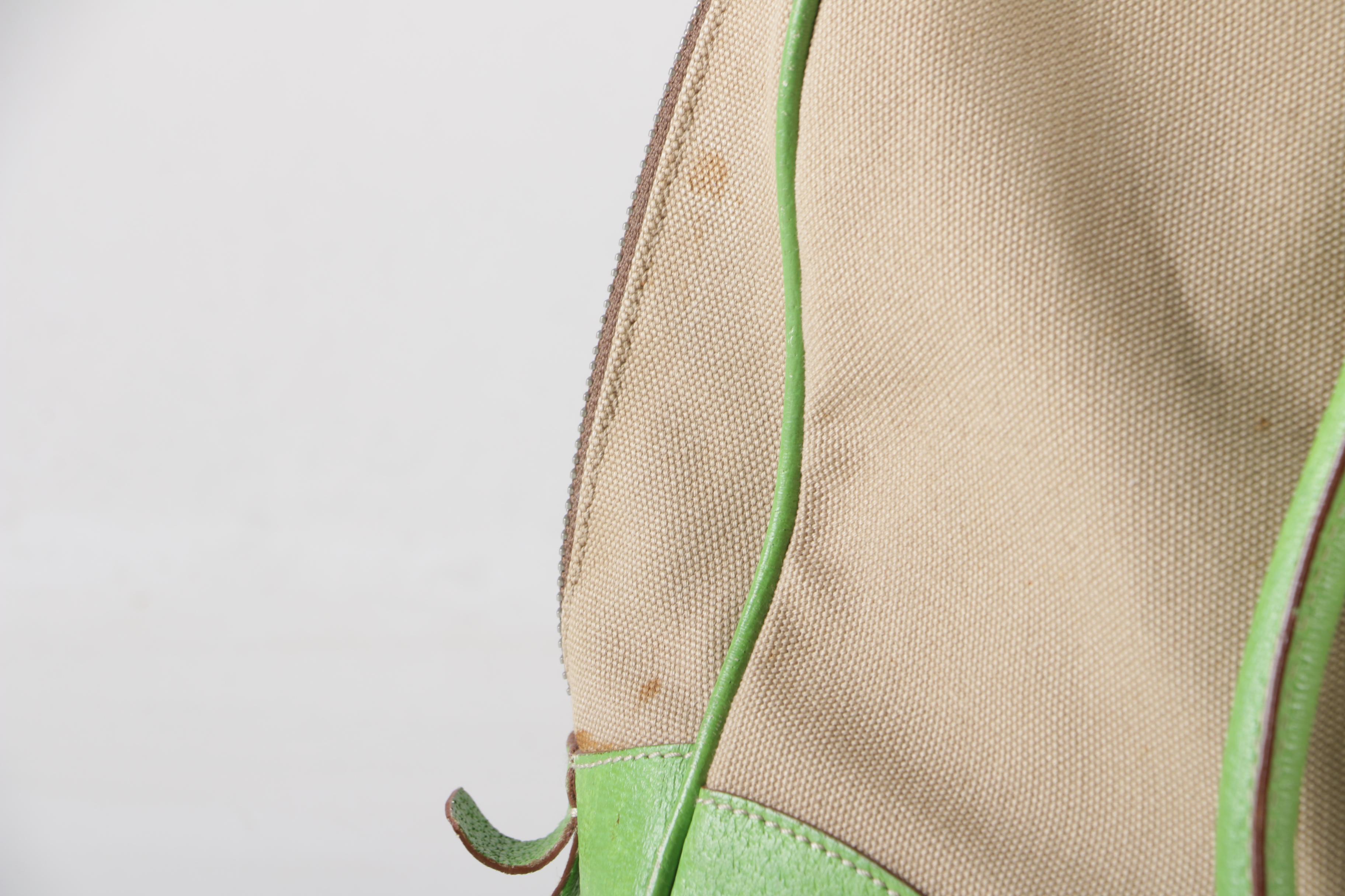 Prada Canvas and Leather Bowler Bag