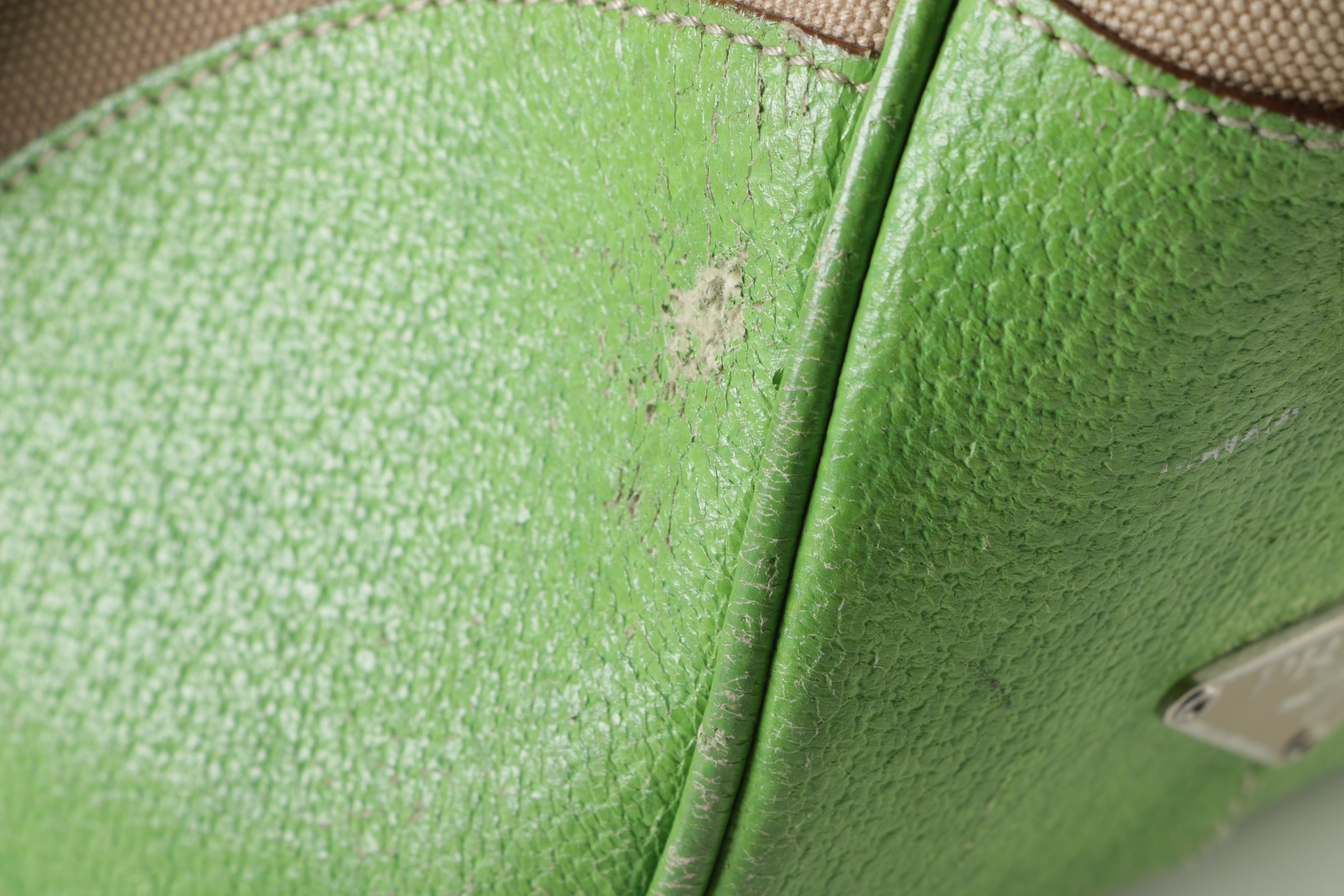 Prada Canvas and Leather Bowler Bag