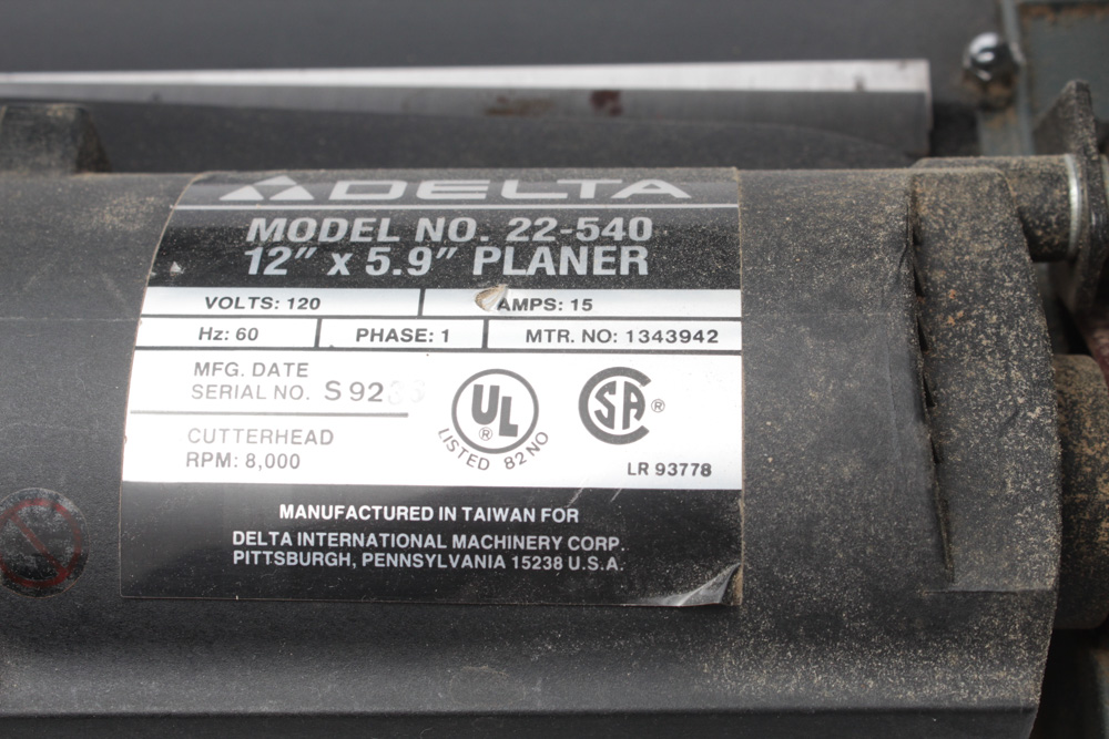 Delta 12-Inch Portable Planer