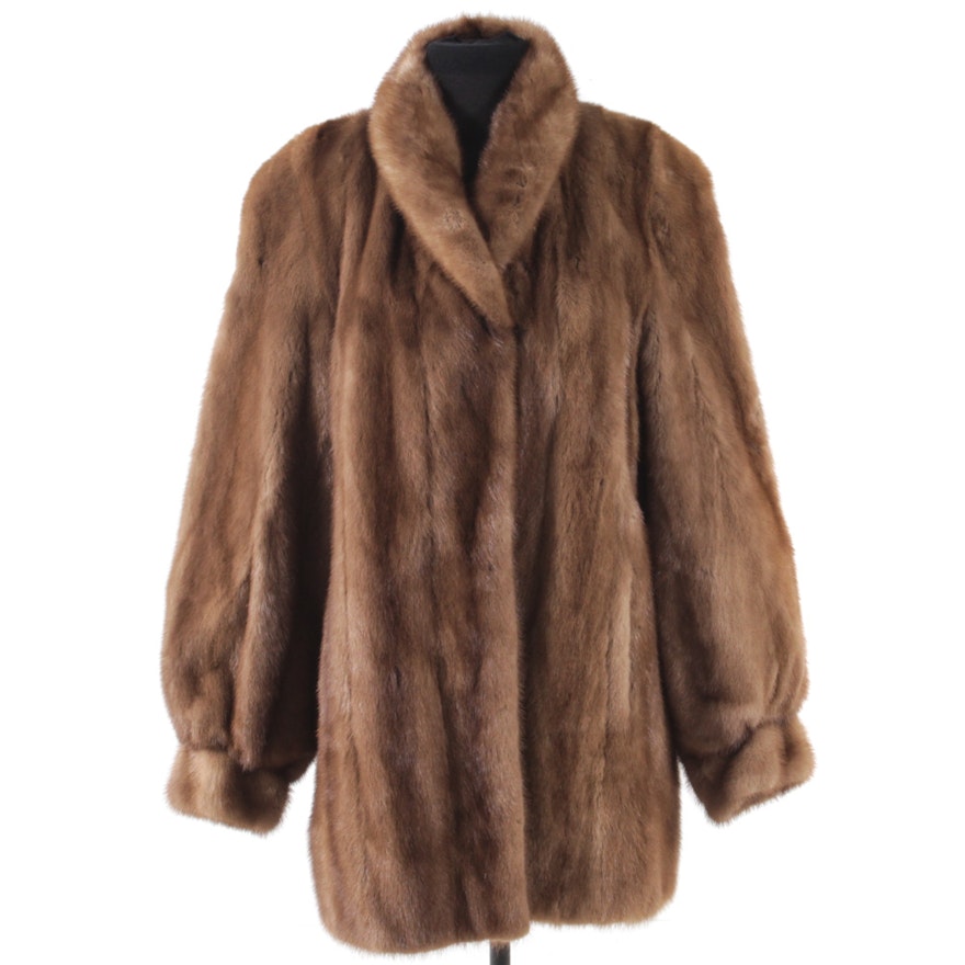 Vintage Canadian Mink Fur Coat