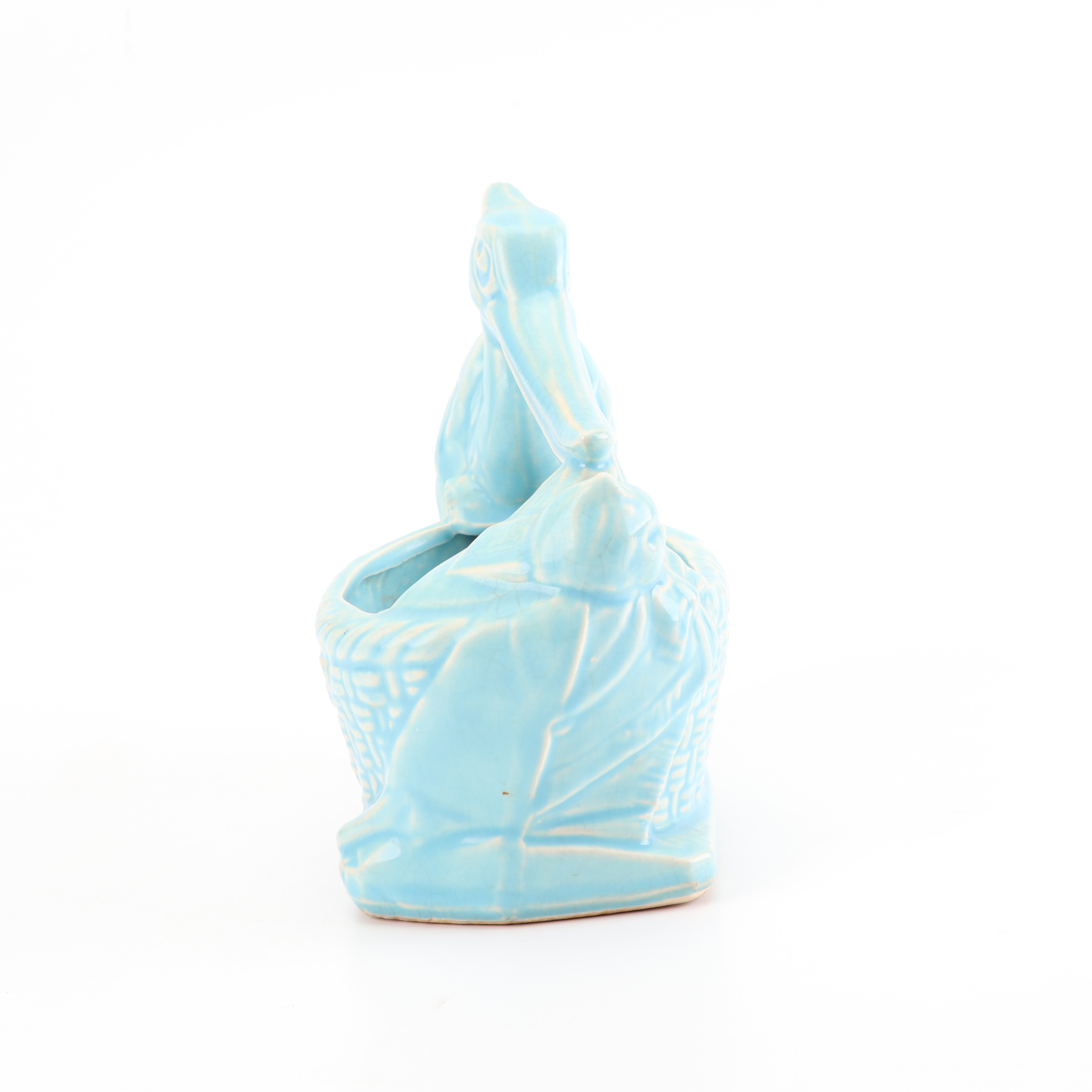 McCoy Pottery Stork Planter, Mid Century