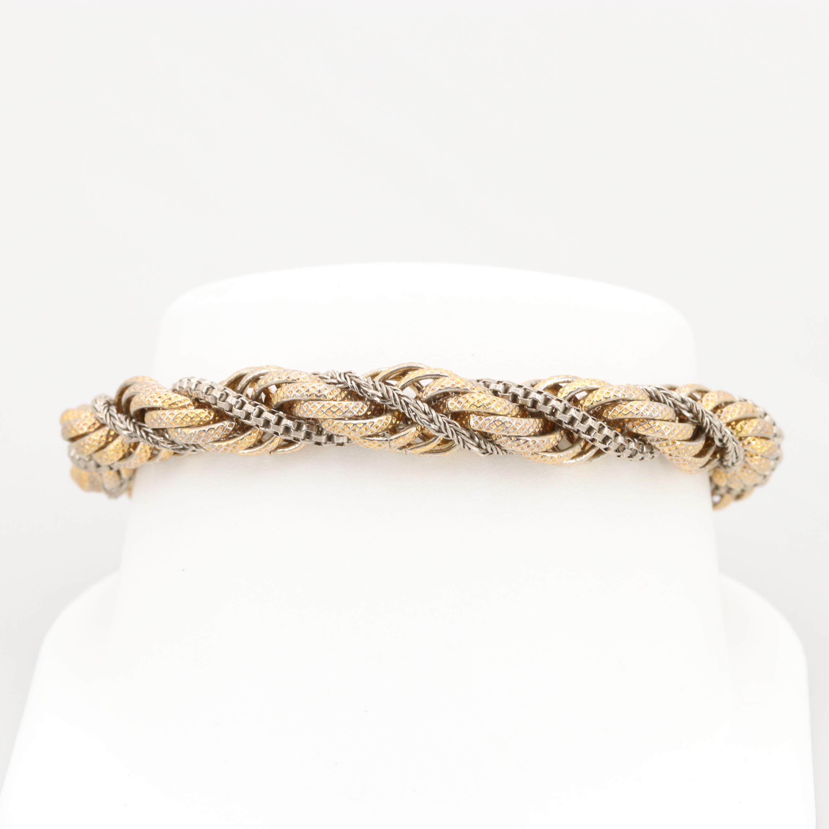 Gold and Silver Tone Bracelet