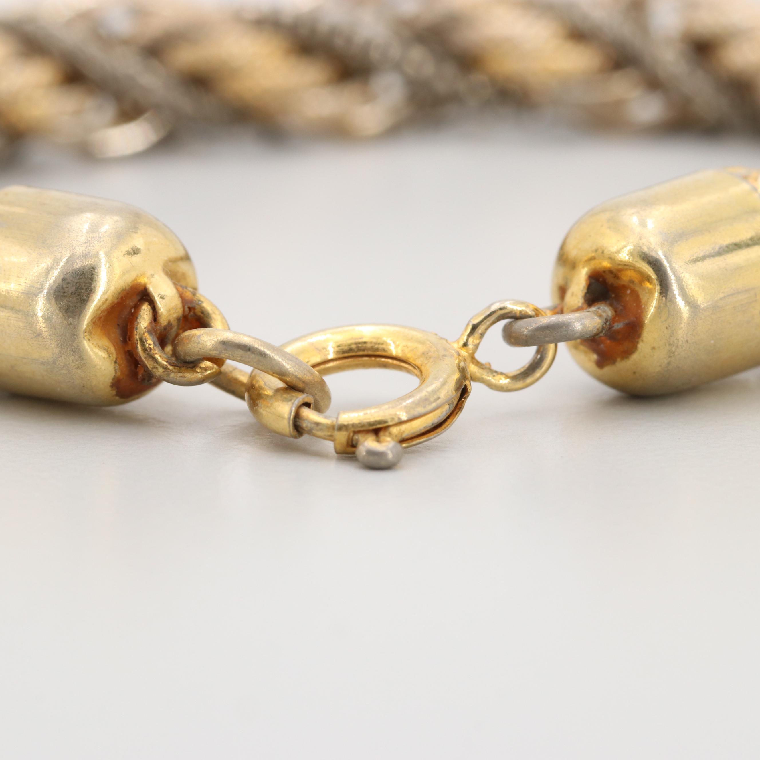 Gold and Silver Tone Bracelet