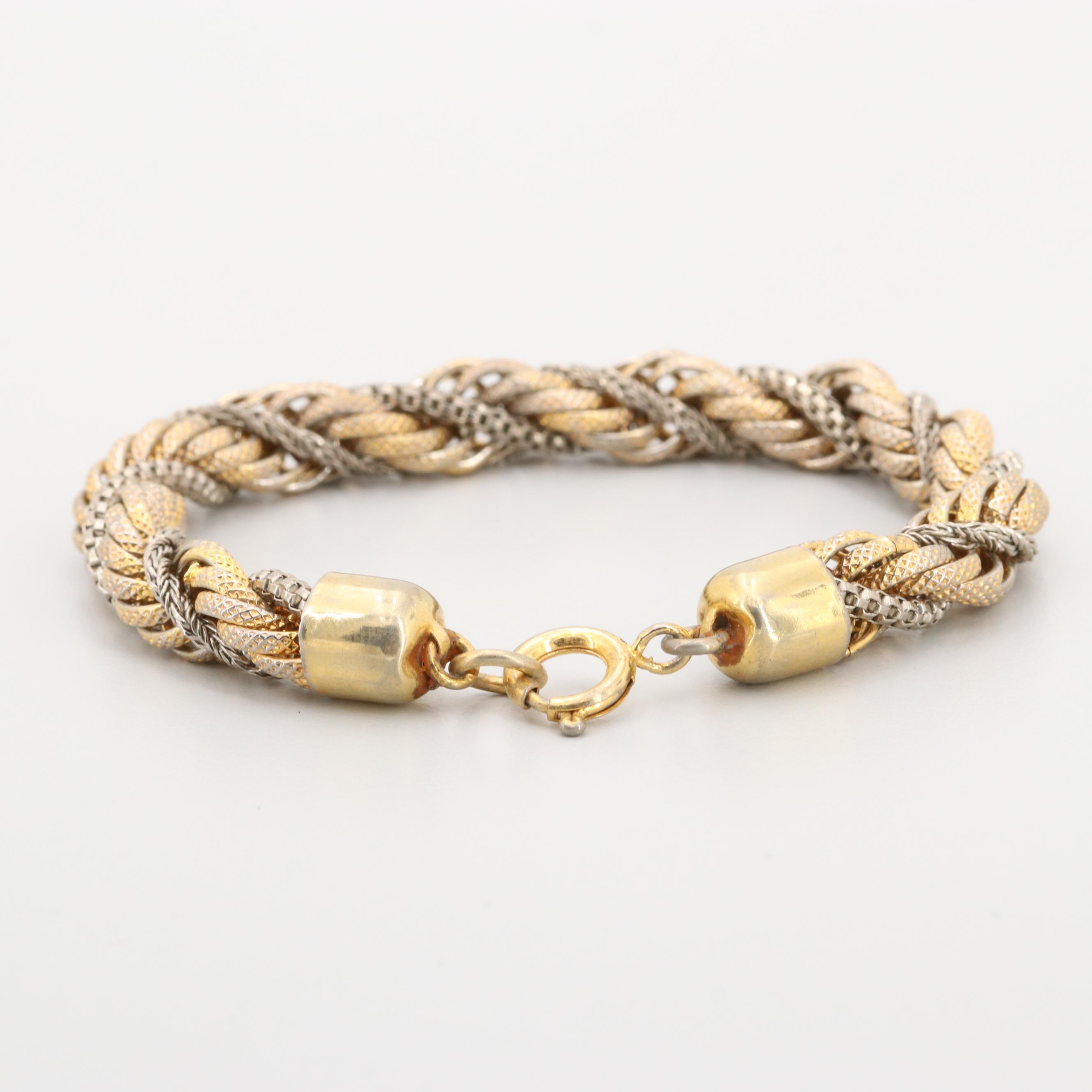 Gold and Silver Tone Bracelet