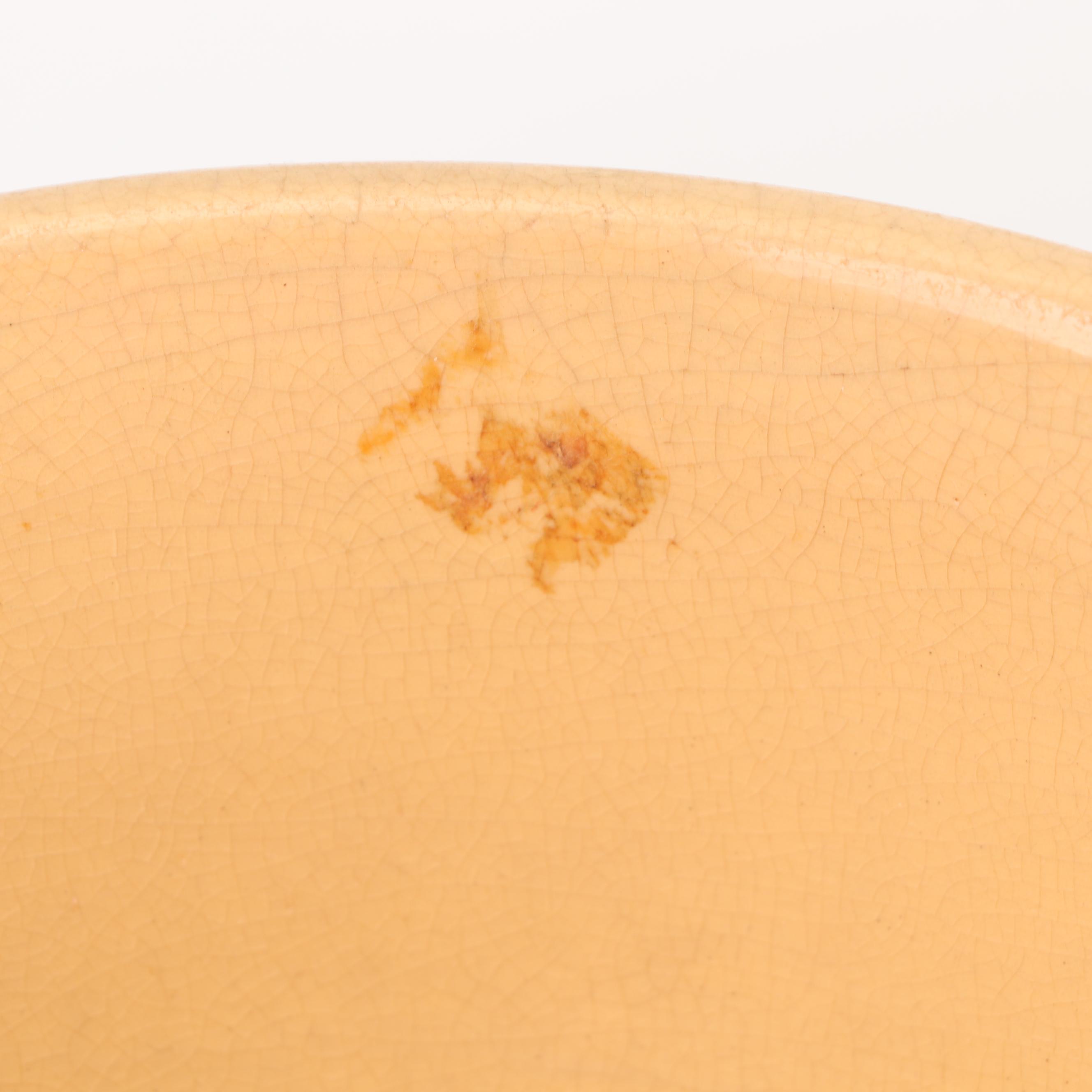 Yellow Ware Mixing Bowls, Mid-Century