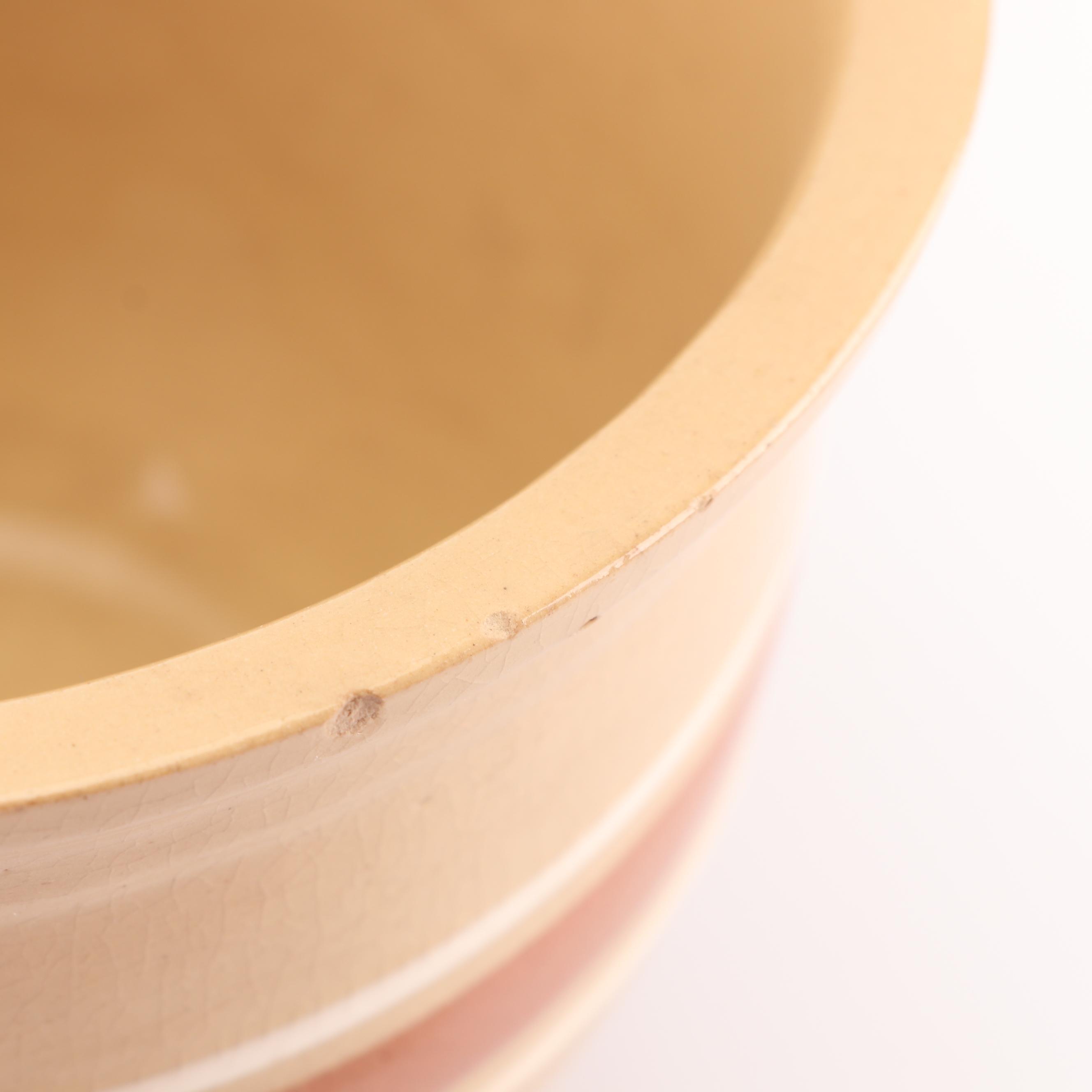 Yellow Ware Mixing Bowls, Mid-Century