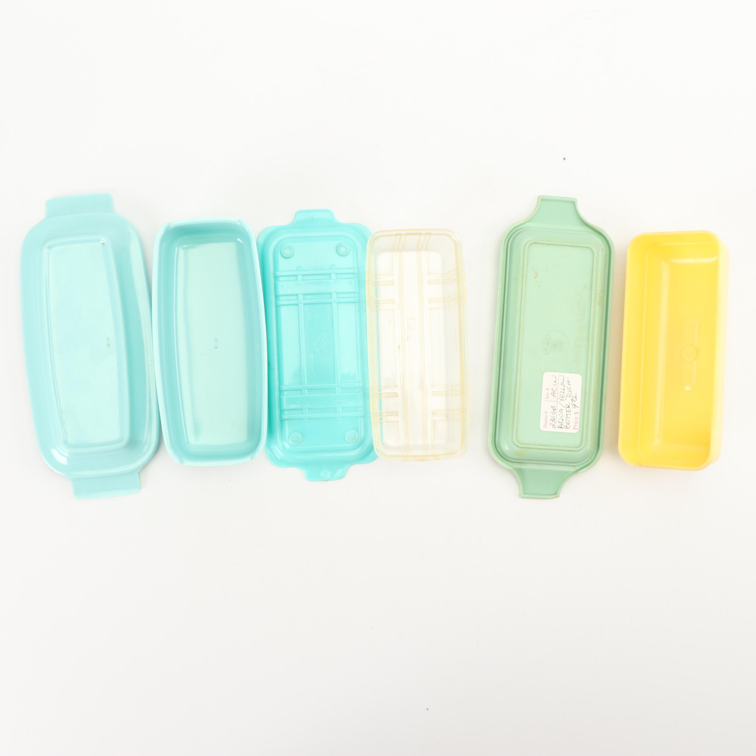 Blue Plastic Kitchen Tools and Gadgets, Mid-Century