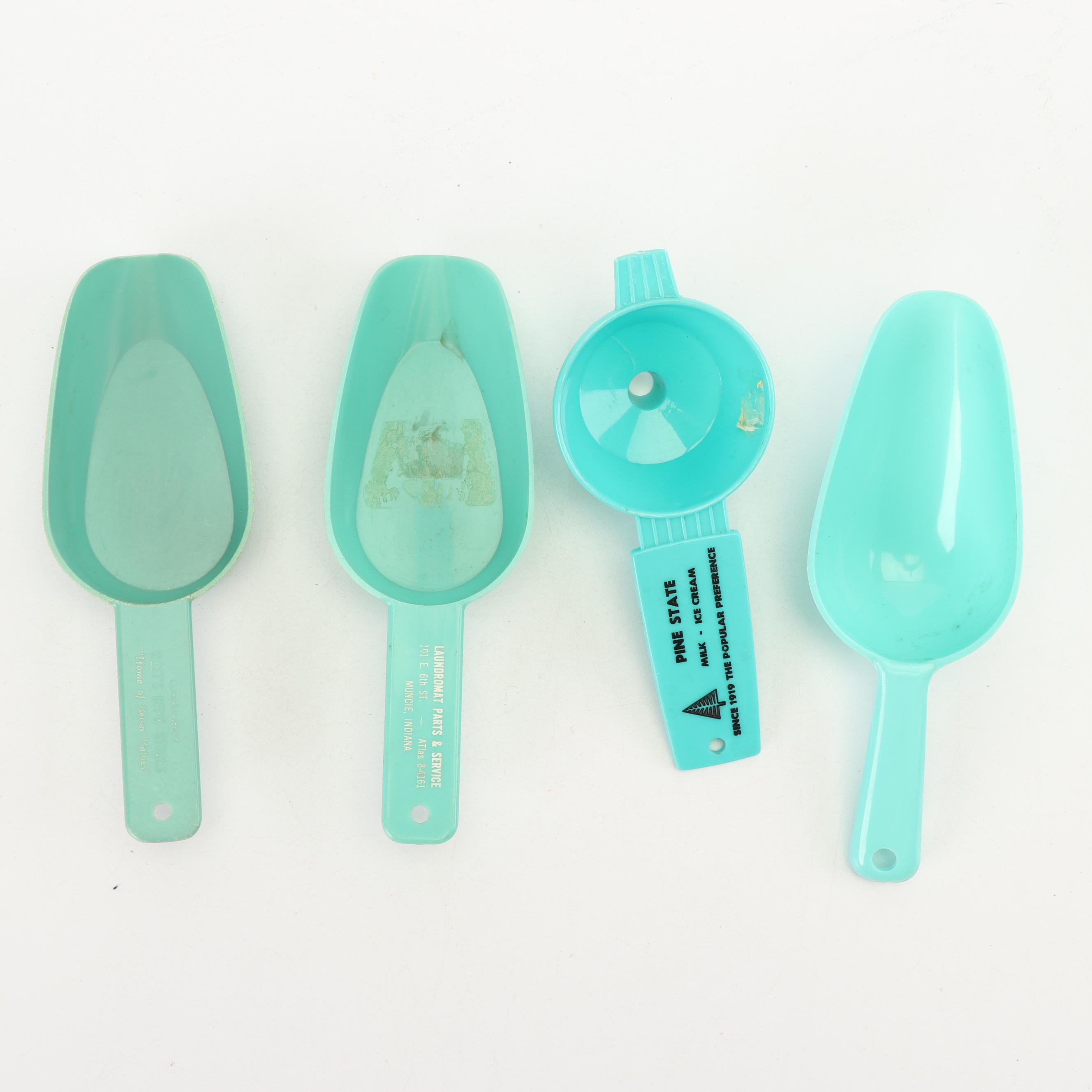 Blue Plastic Kitchen Tools and Gadgets, Mid-Century