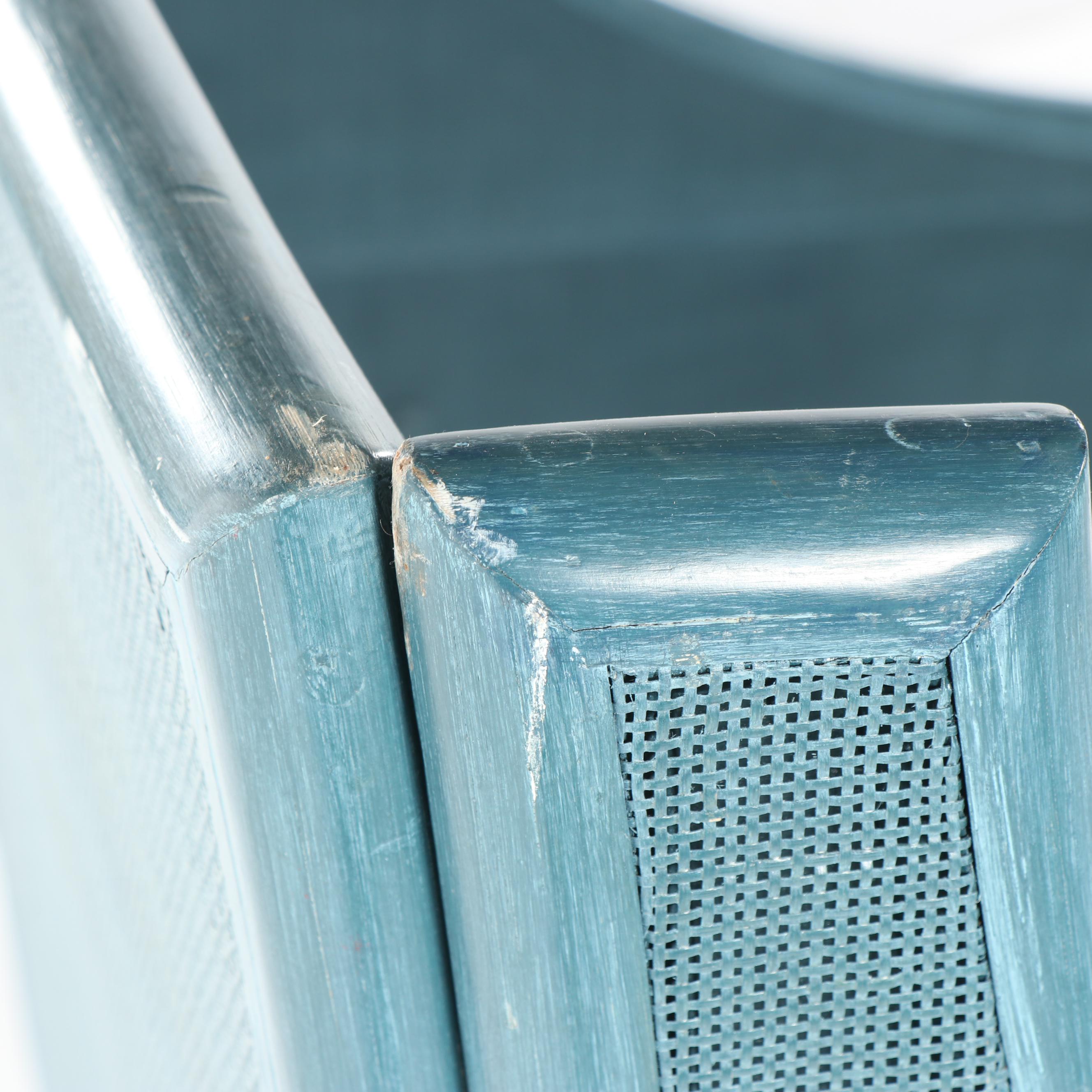 Painted Rattan and Cane Bed Frame by Barbara Barry for McGuire Furniture, 21C