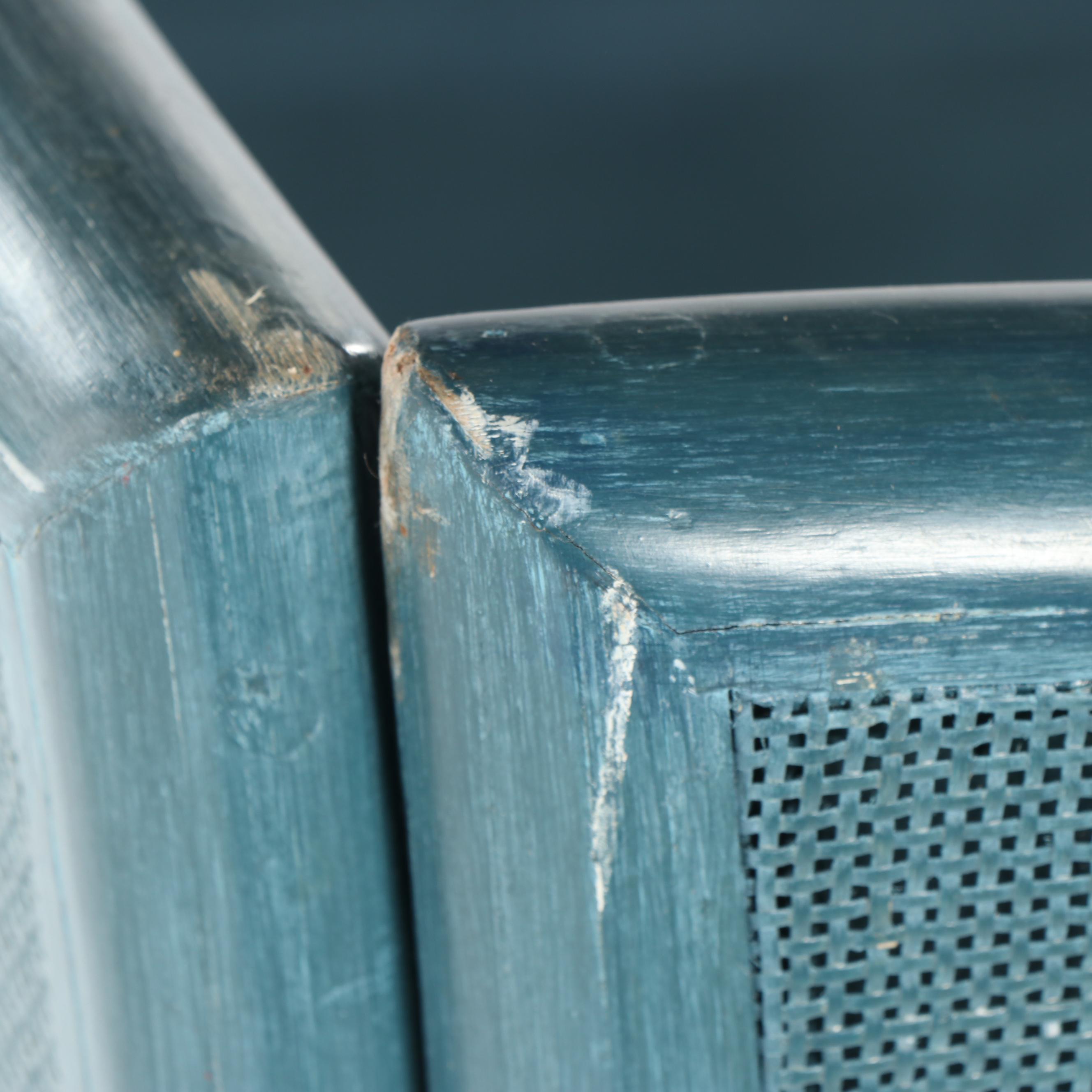 Painted Rattan and Cane Bed Frame by Barbara Barry for McGuire Furniture, 21C