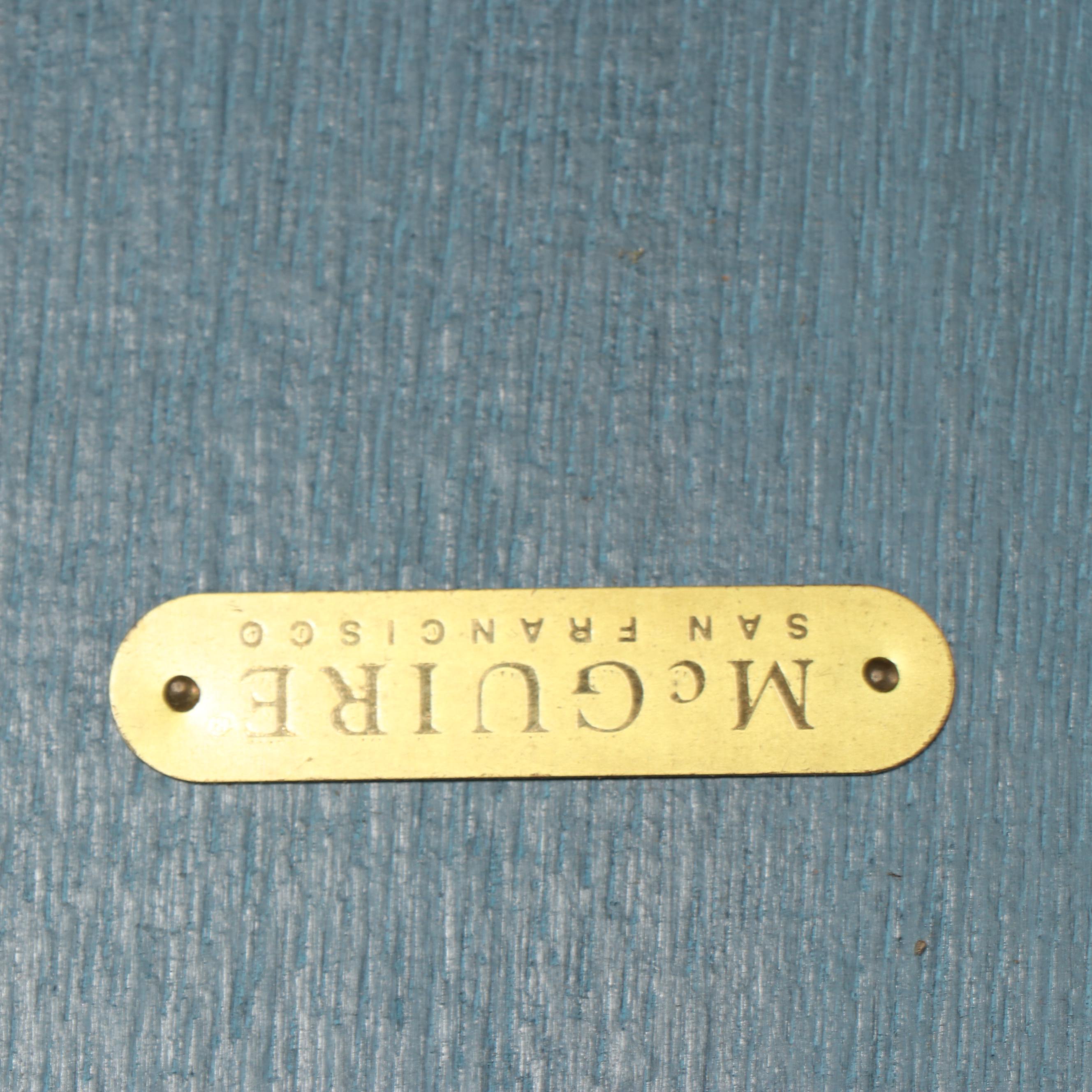 Painted Rattan and Cane Bed Frame by Barbara Barry for McGuire Furniture, 21C