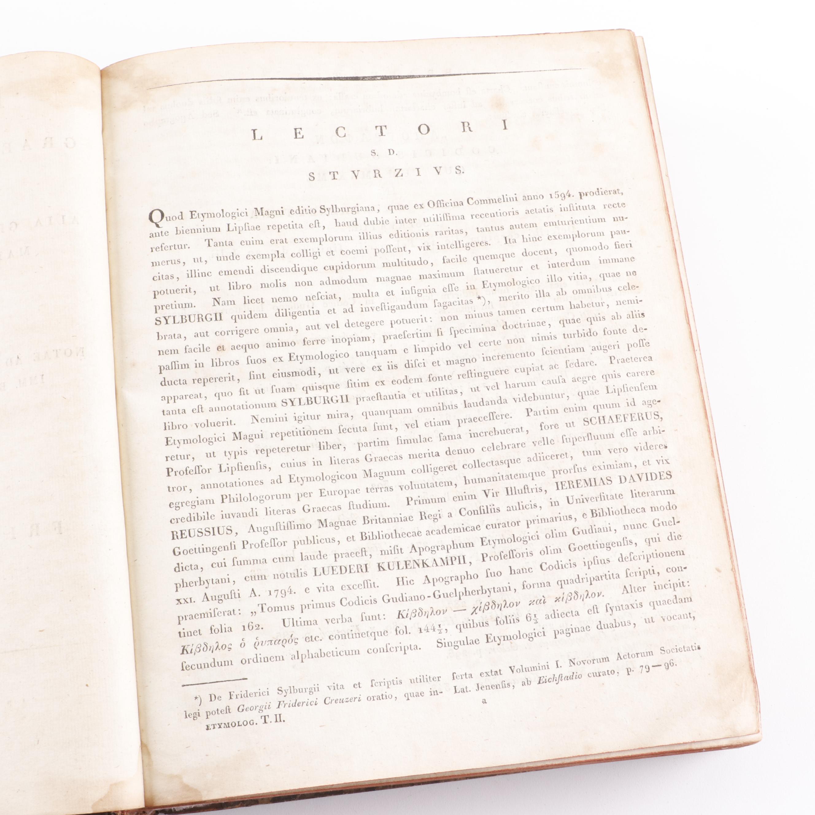 Greek Lexical Encyclopedias in Greek and Latin, 19th Century