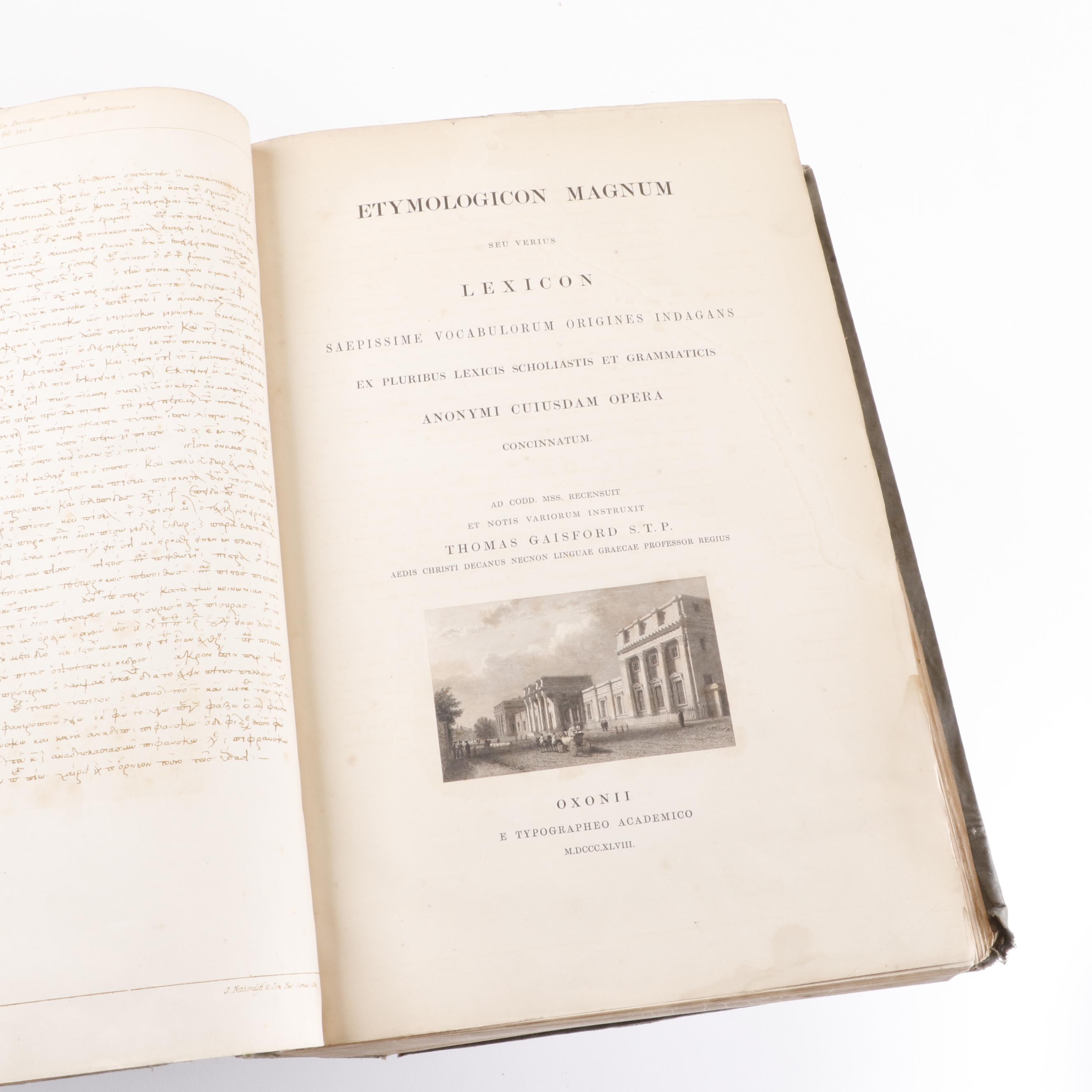Greek Lexical Encyclopedias in Greek and Latin, 19th Century