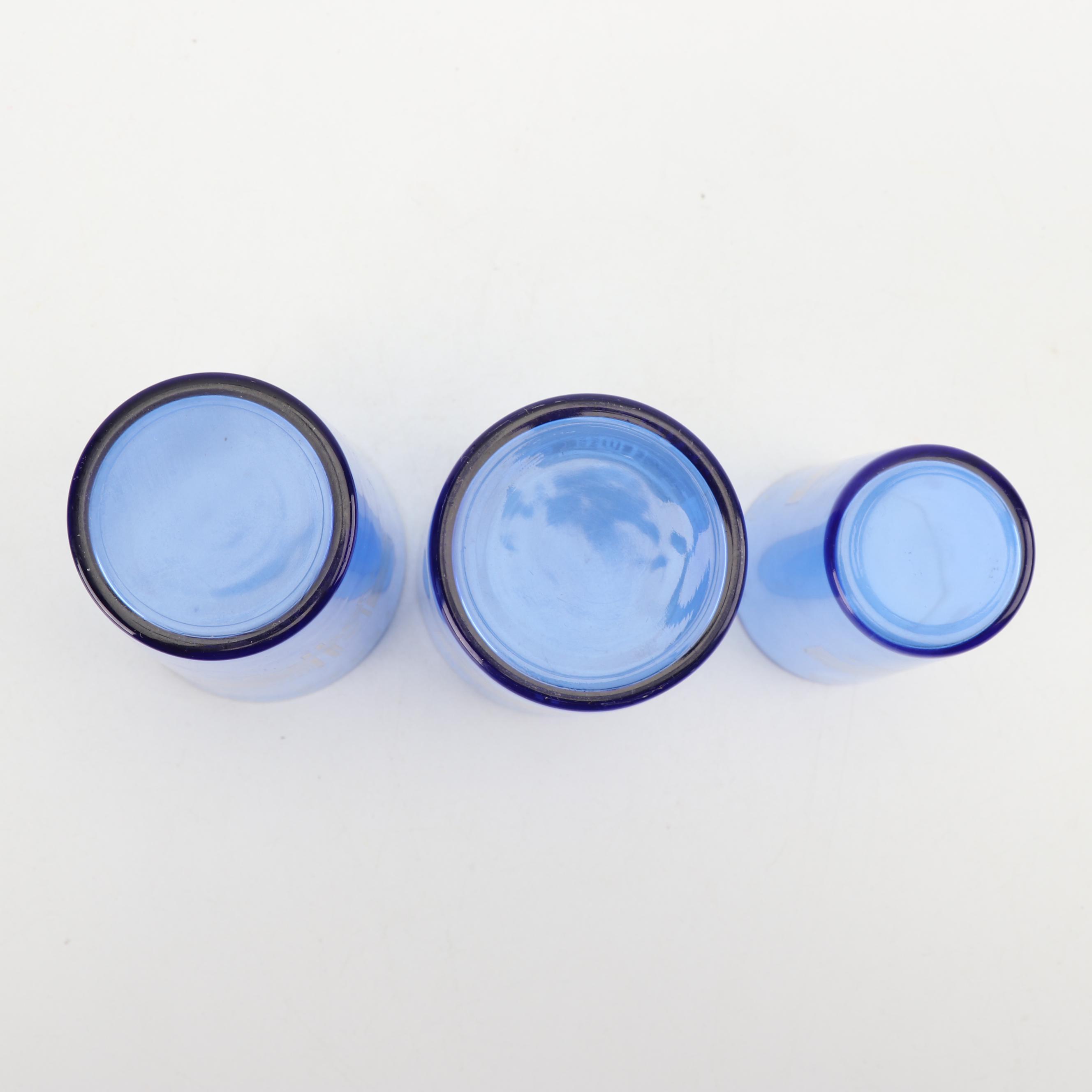 Hazel-Atlas "Texas Centennial" and "Atlantic City" Tumblers with Other Glassware