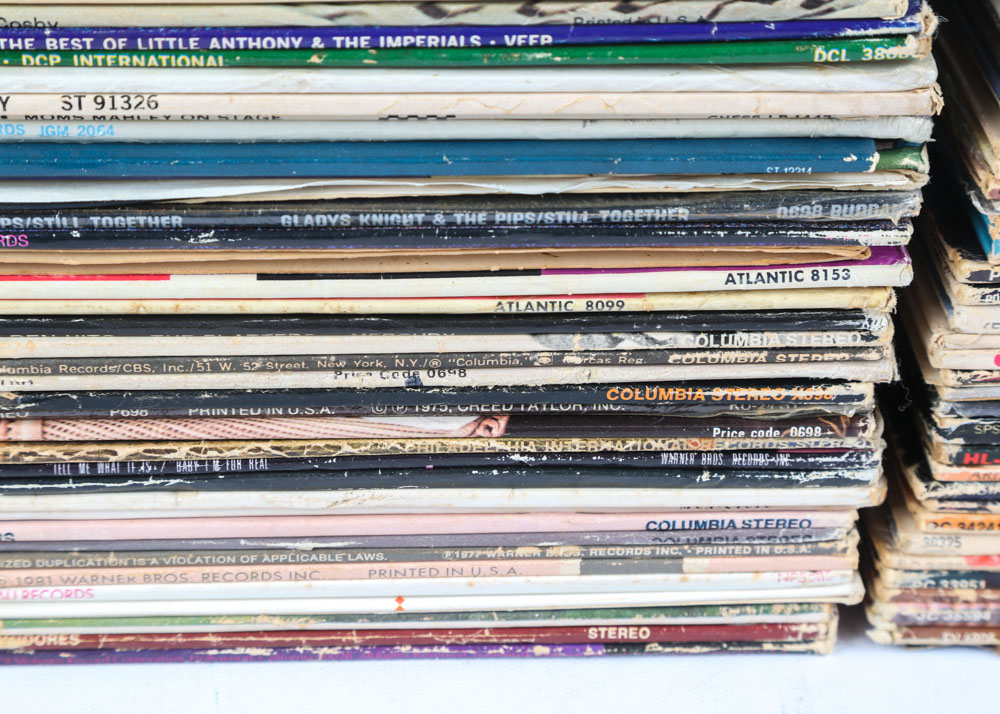 Soul and R&B Vinyl Records Including Micheal Jackson and Aretha Franklin