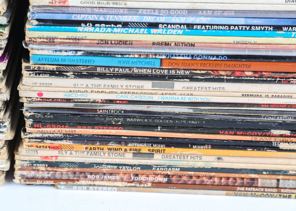 Soul and R&B Vinyl Records Including Micheal Jackson and Aretha Franklin