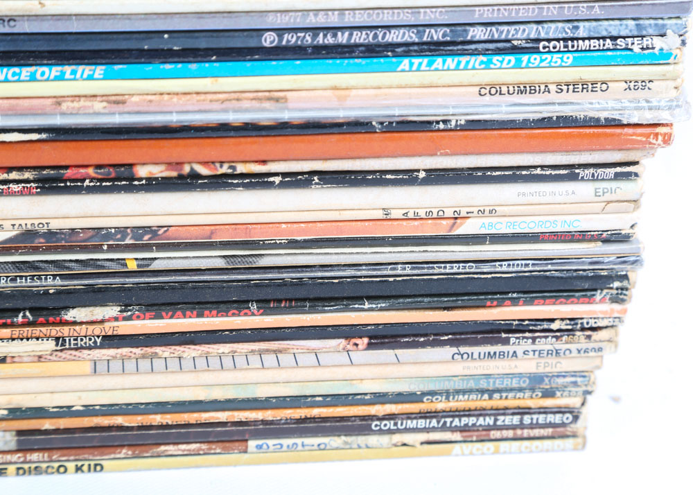 Soul and R&B Vinyl Records Including Micheal Jackson and Aretha Franklin