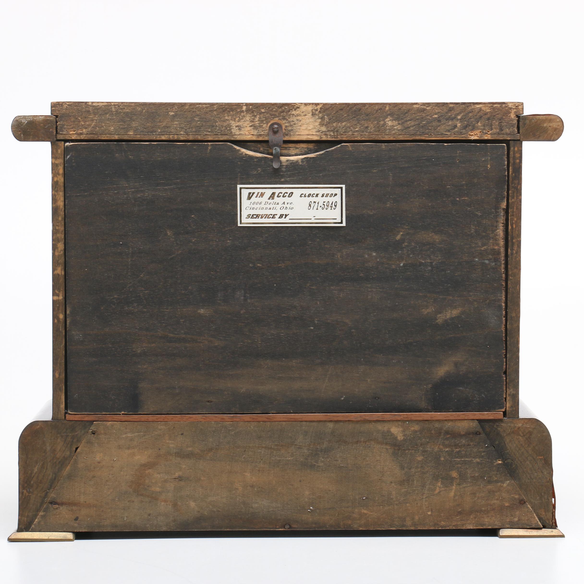 Seth Thomas Adamantine Veneer Mantel Clock, Early 20th Century