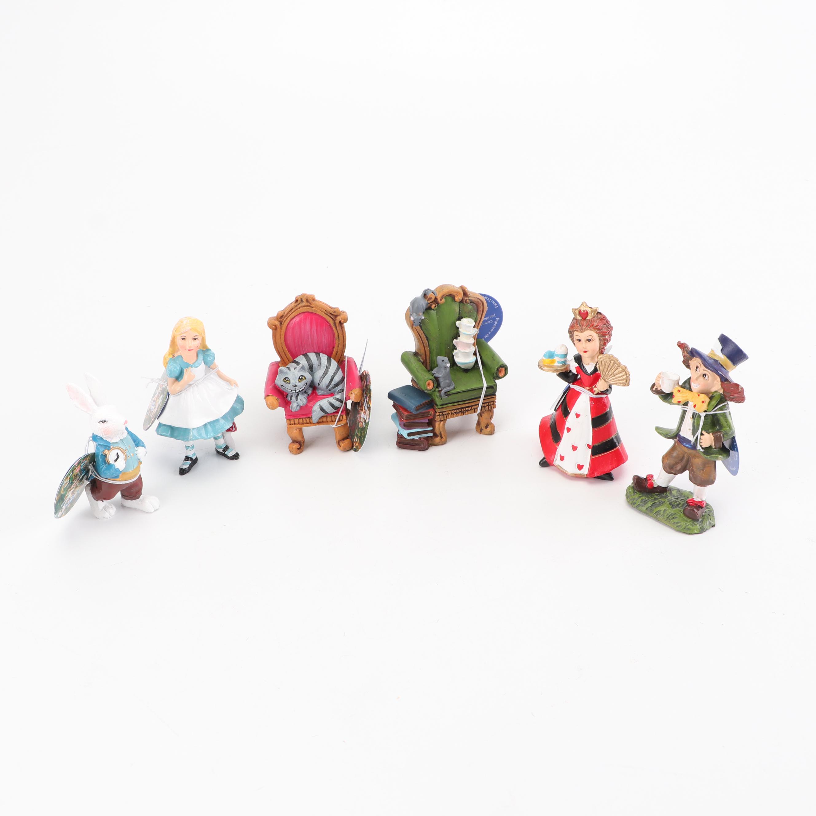 "Alice in Wonderland" Miniature Figurines by Giftcraft