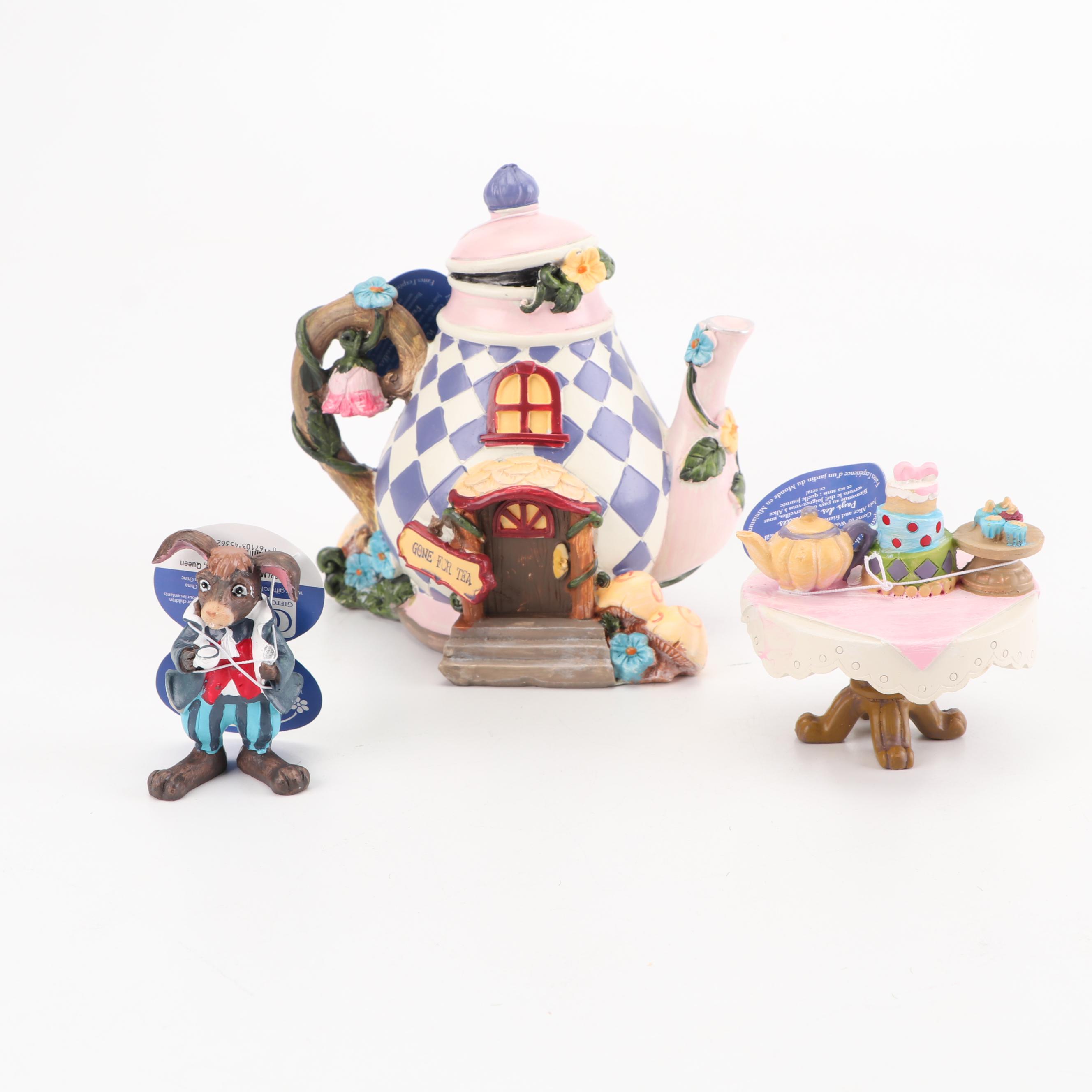 "Alice in Wonderland" Miniature Figurines by Giftcraft