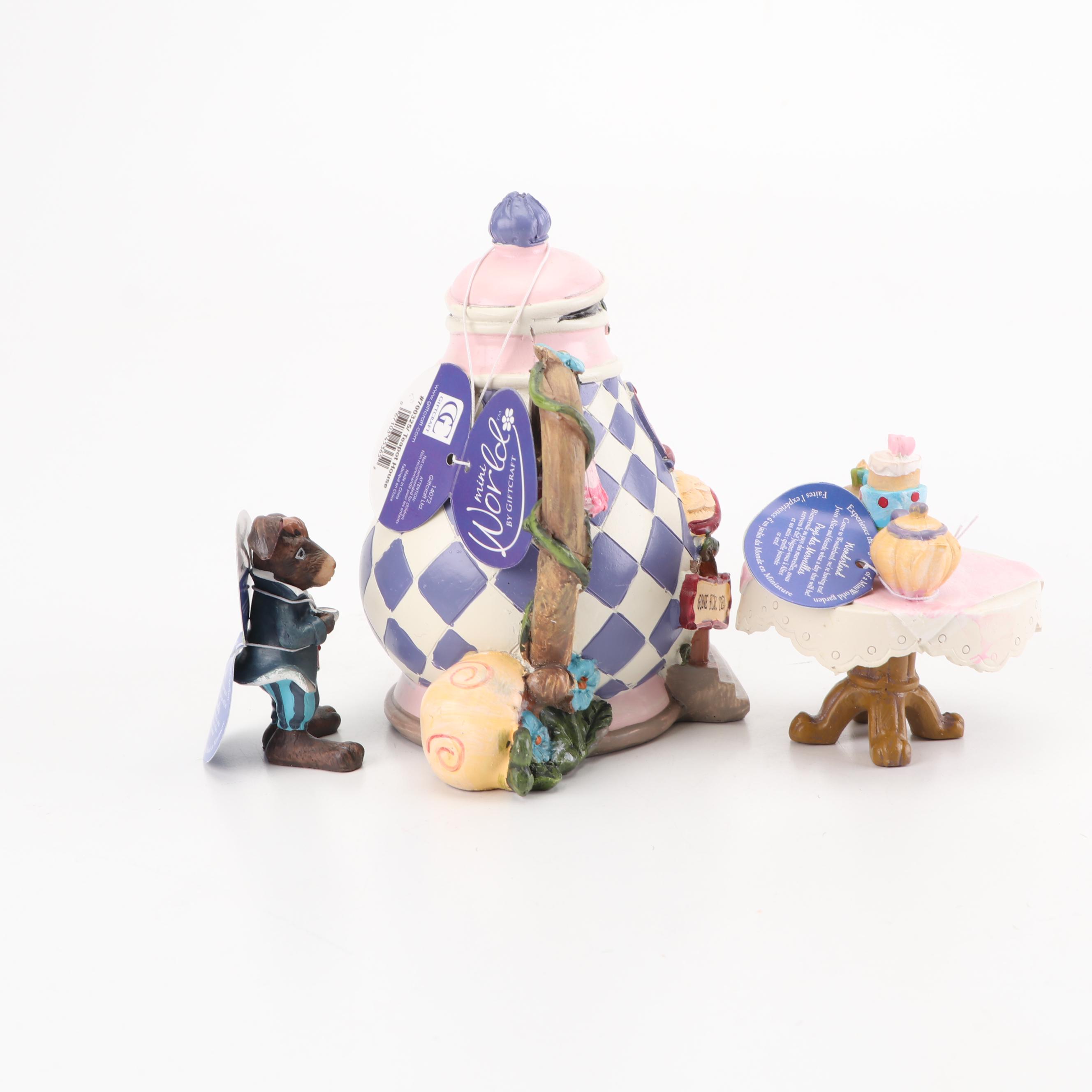 "Alice in Wonderland" Miniature Figurines by Giftcraft