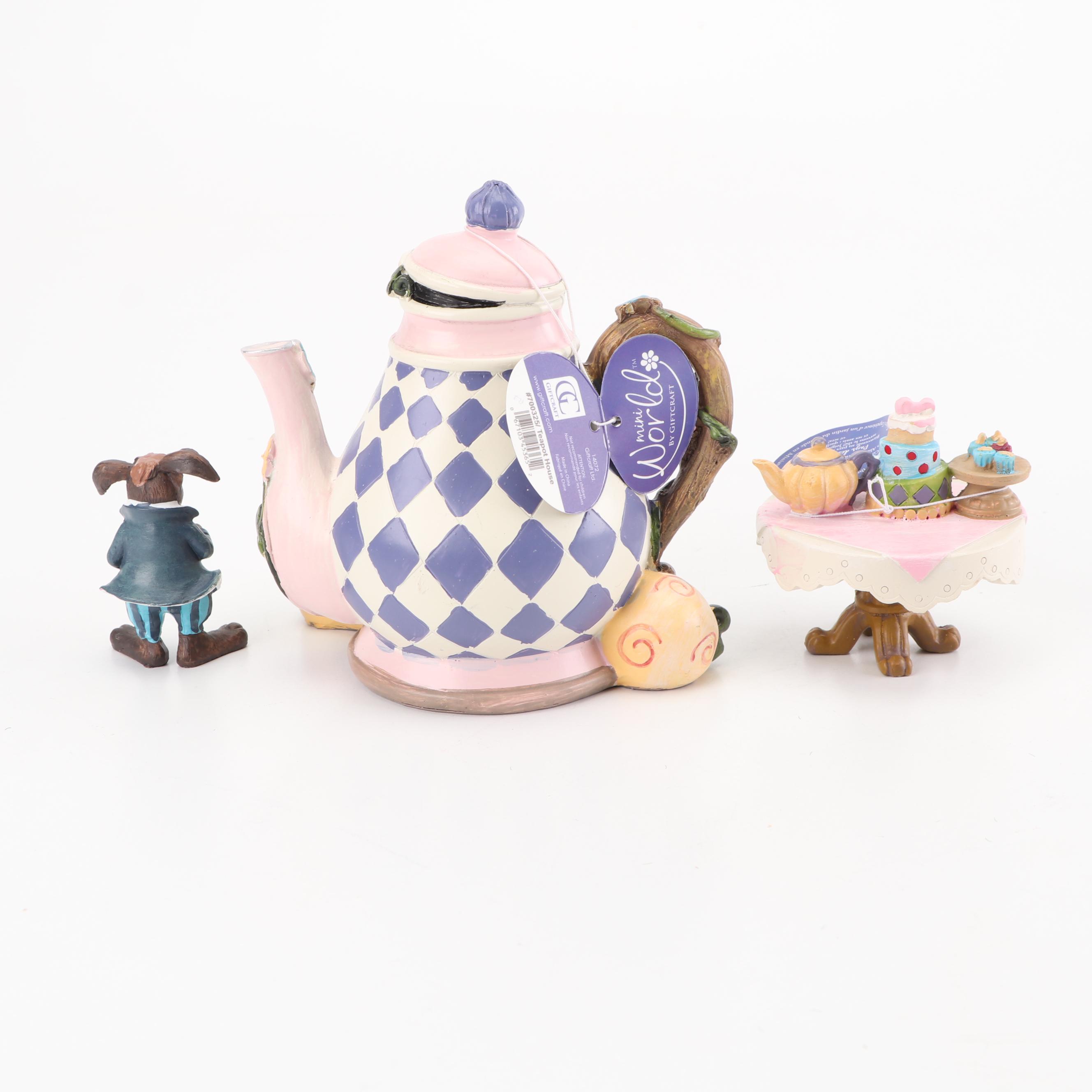 "Alice in Wonderland" Miniature Figurines by Giftcraft