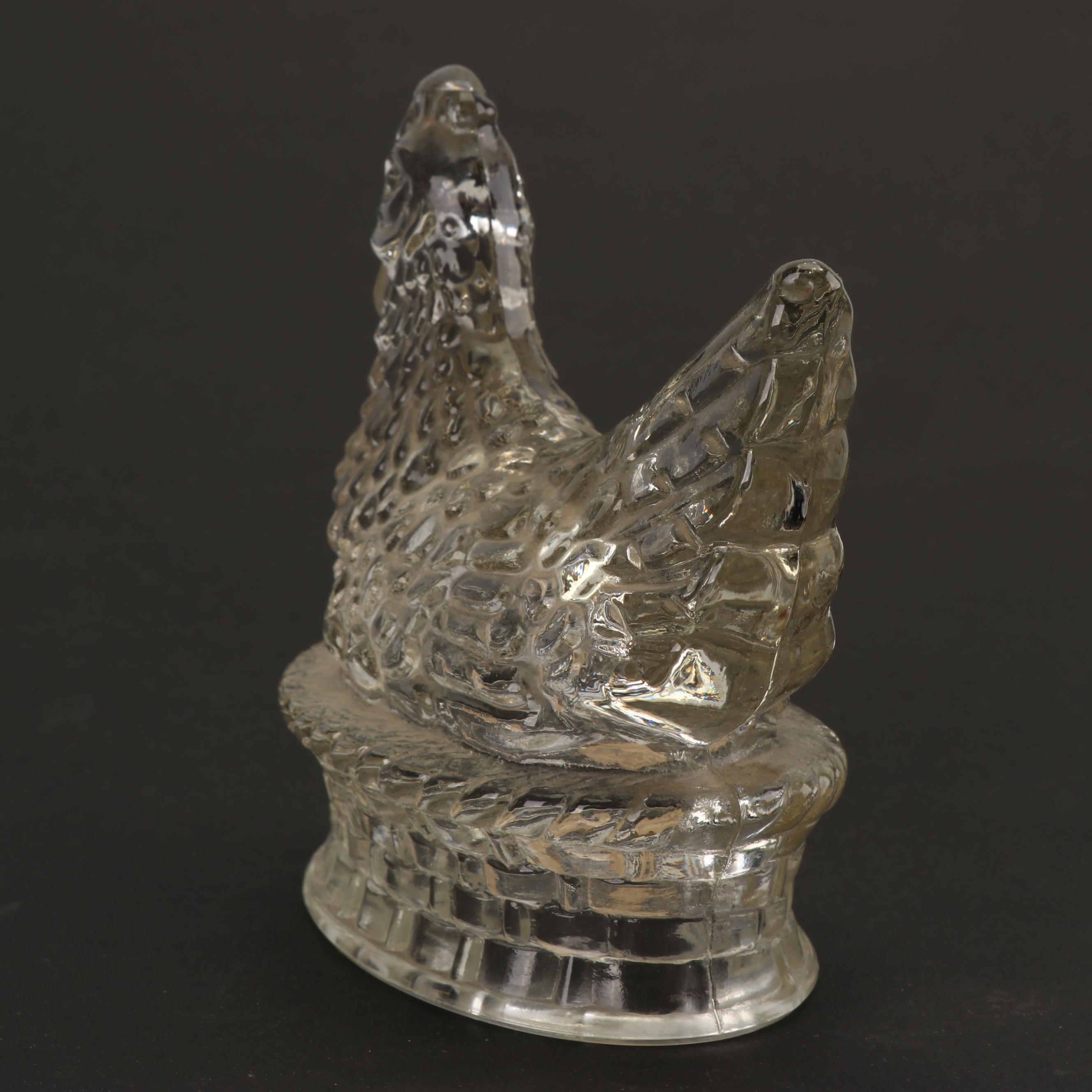 J. H. Millstein Jeanette Glass Rabbit Candy Containers with Others