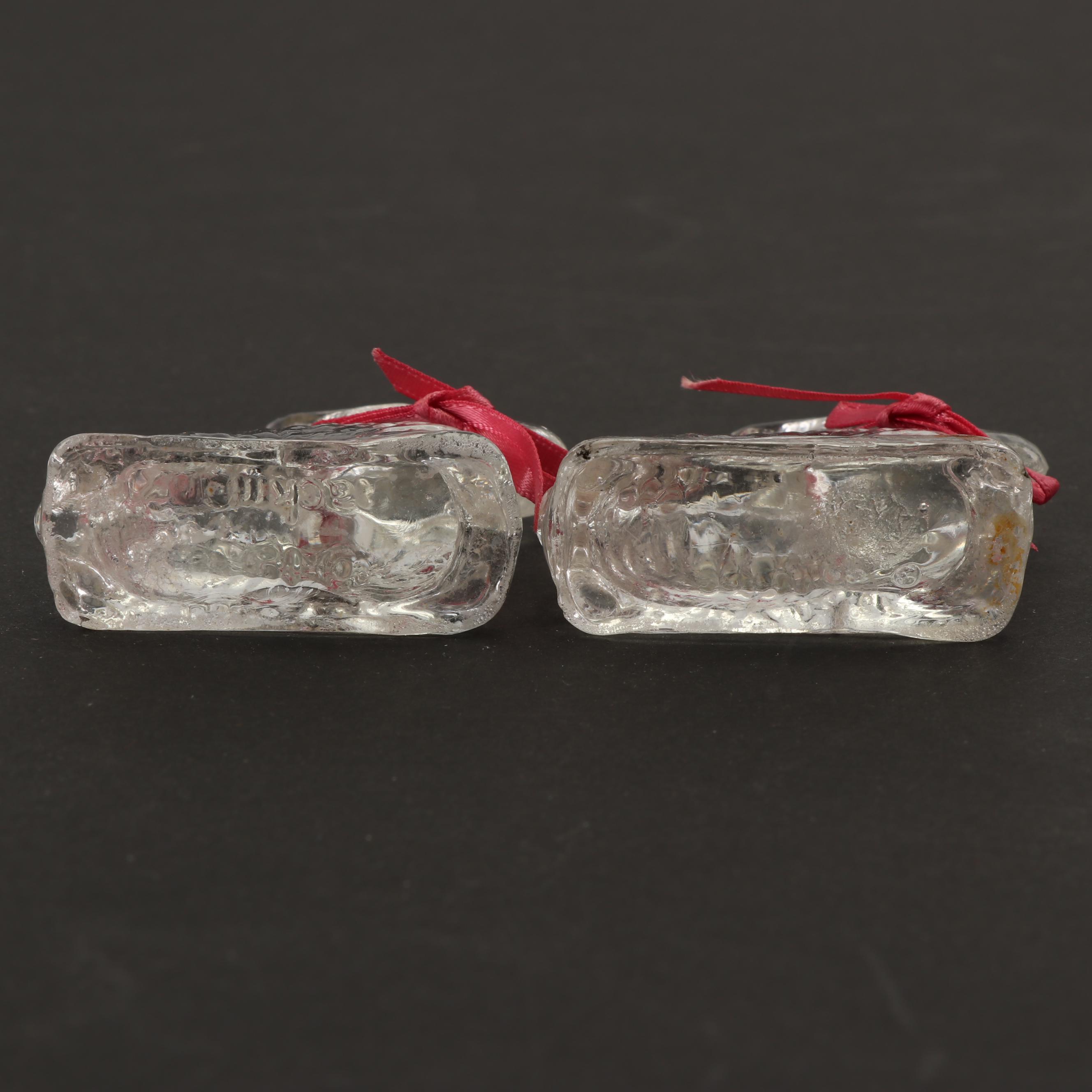 J. H. Millstein Jeanette Glass Rabbit Candy Containers with Others