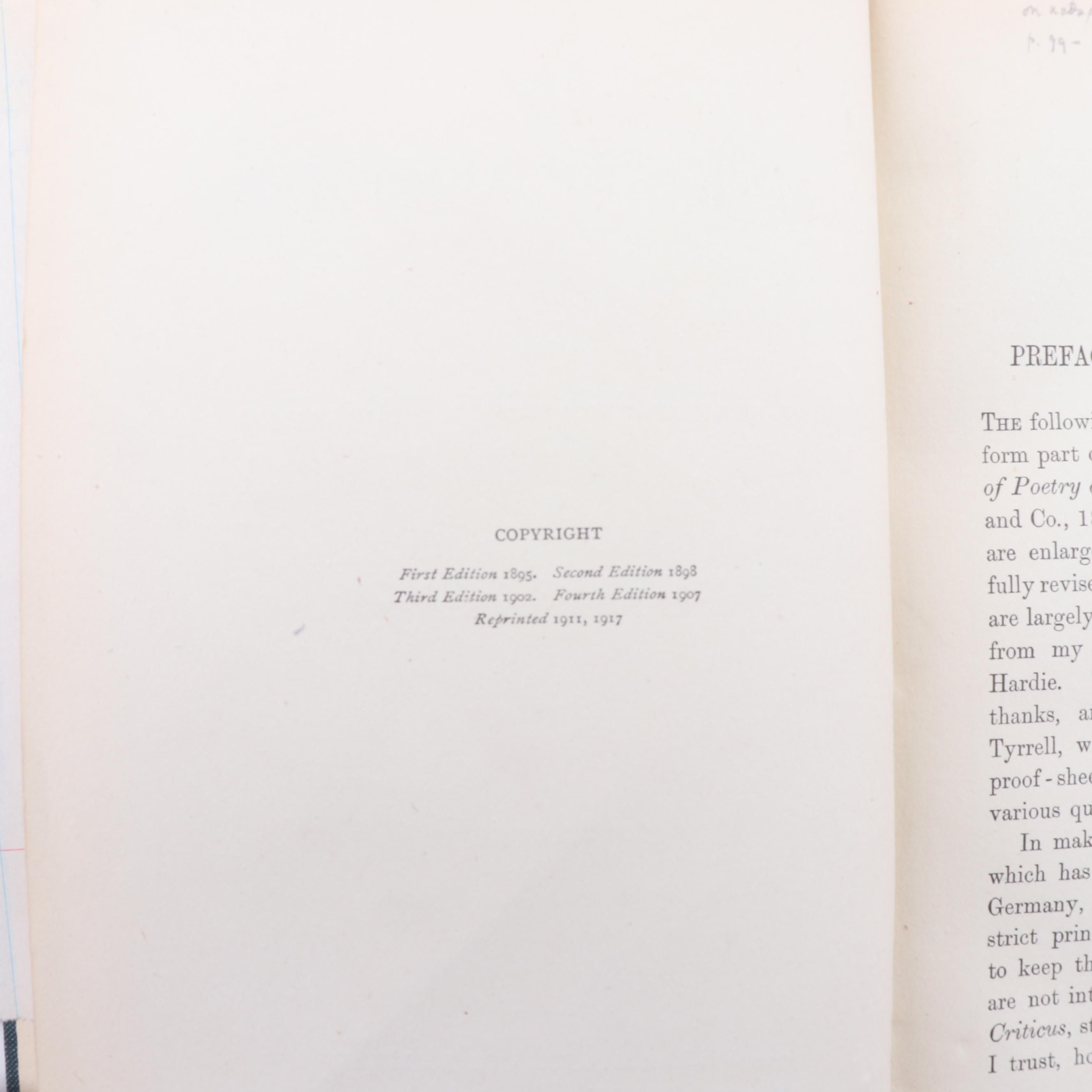 "The Rhetoric of Aristotle" and Other Books in English and German