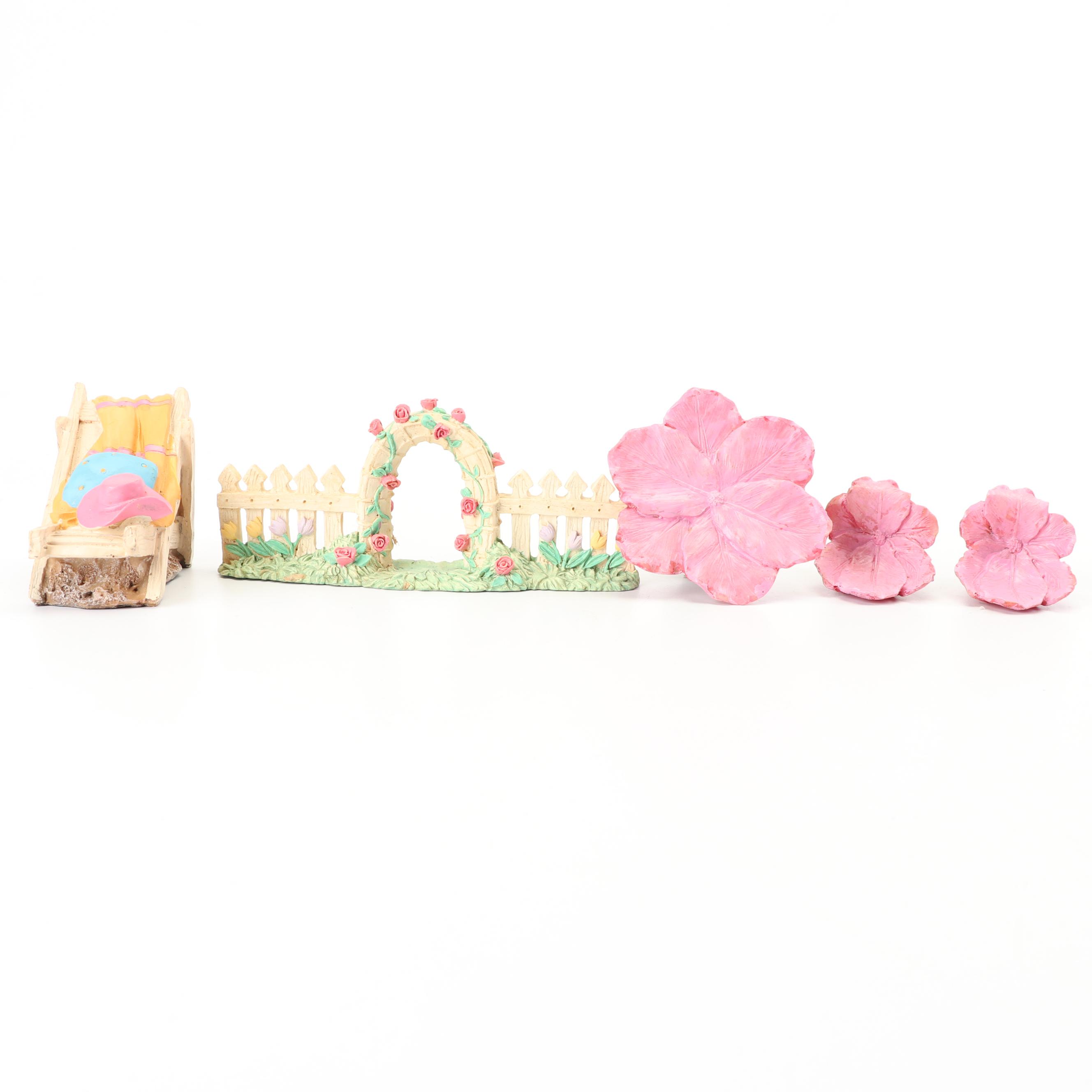 Resin Fairy Houses and Accessories