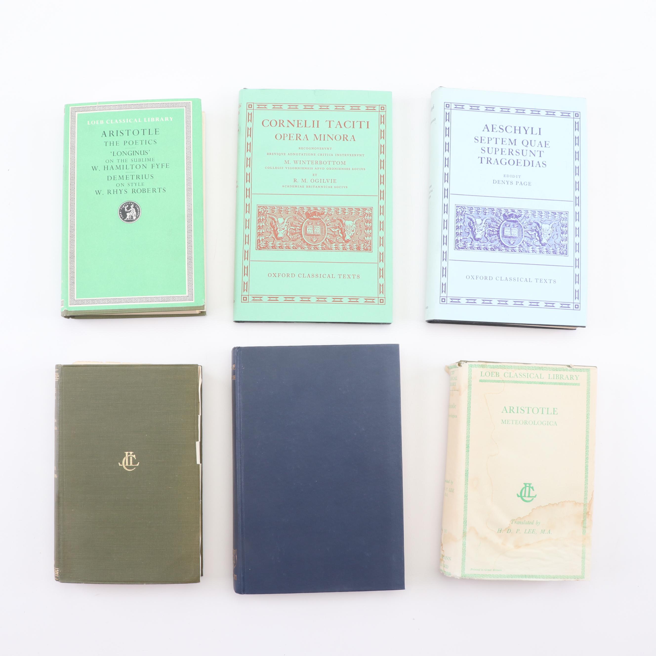 Loeb Classical Library Books and Oxford Classical Texts in Latin