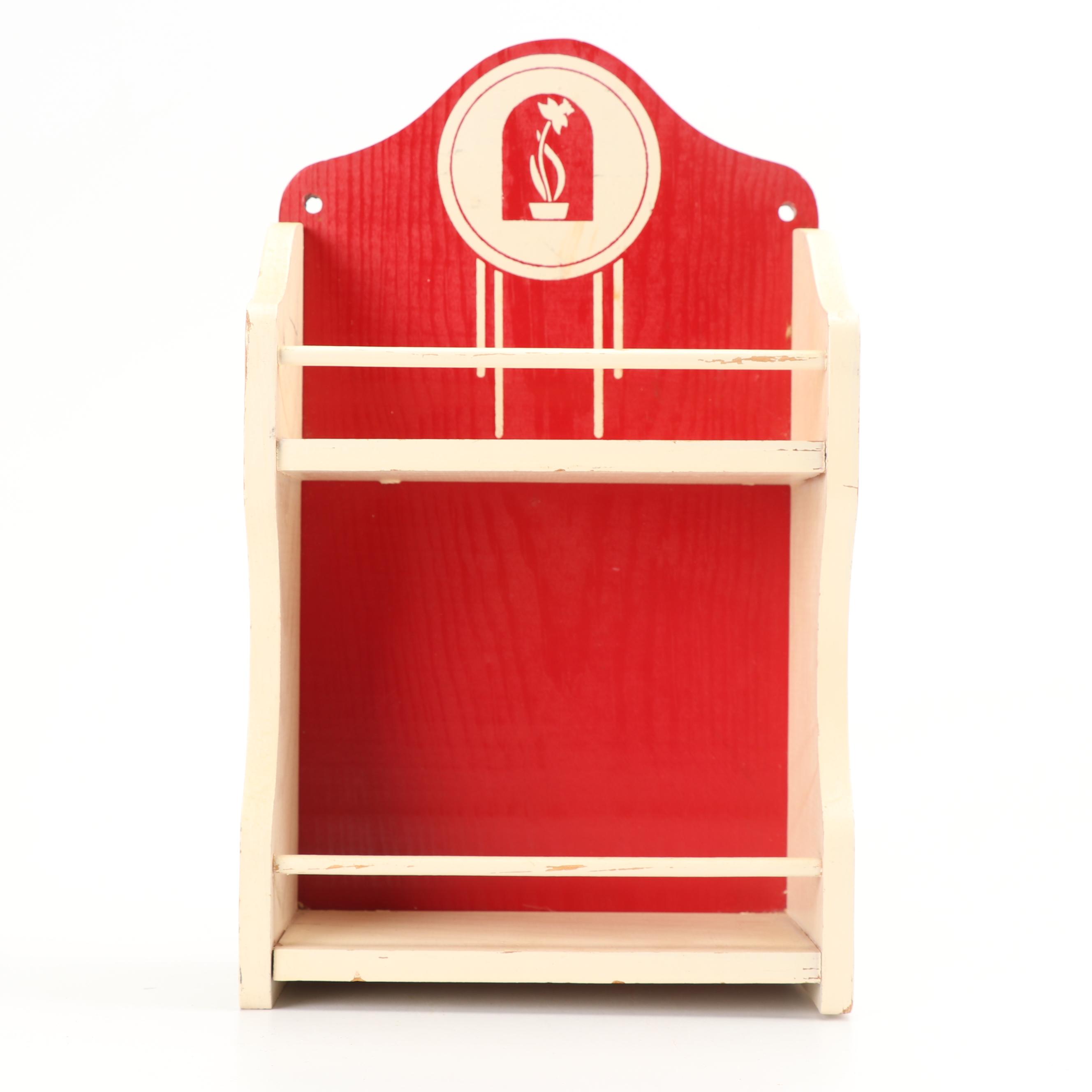 Vintage Milk Glass Custard Cups, Mixing Bowls and Spice Jars with Rack