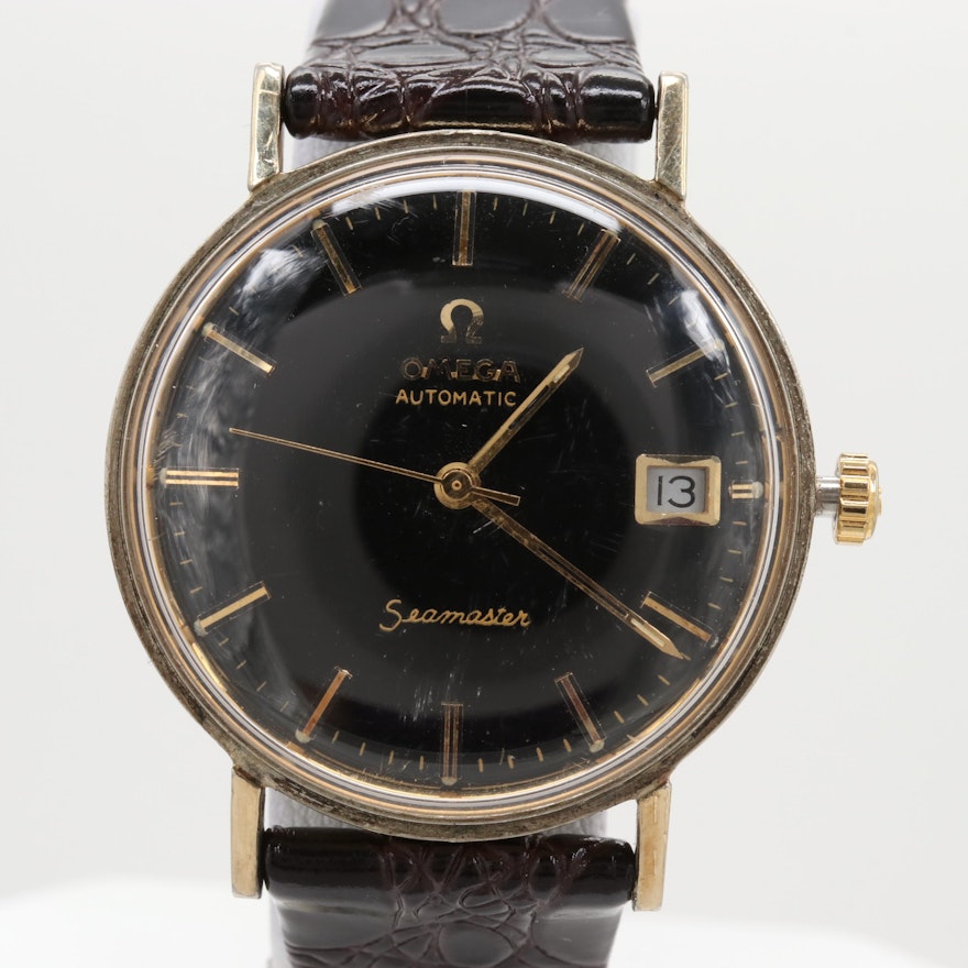 Vintage Omega Seamaster DeVille Gold Filled  Automatic Wristwatch, Circa 1968