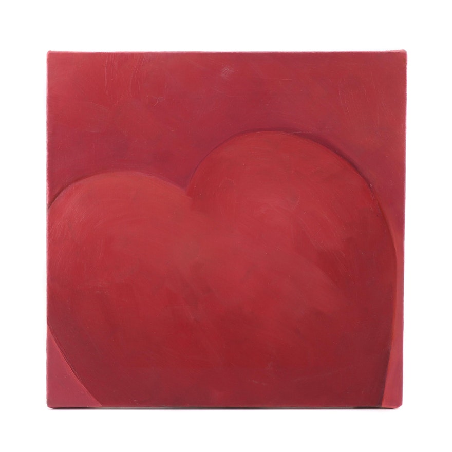 Eve Corey Oil Painting of Heart