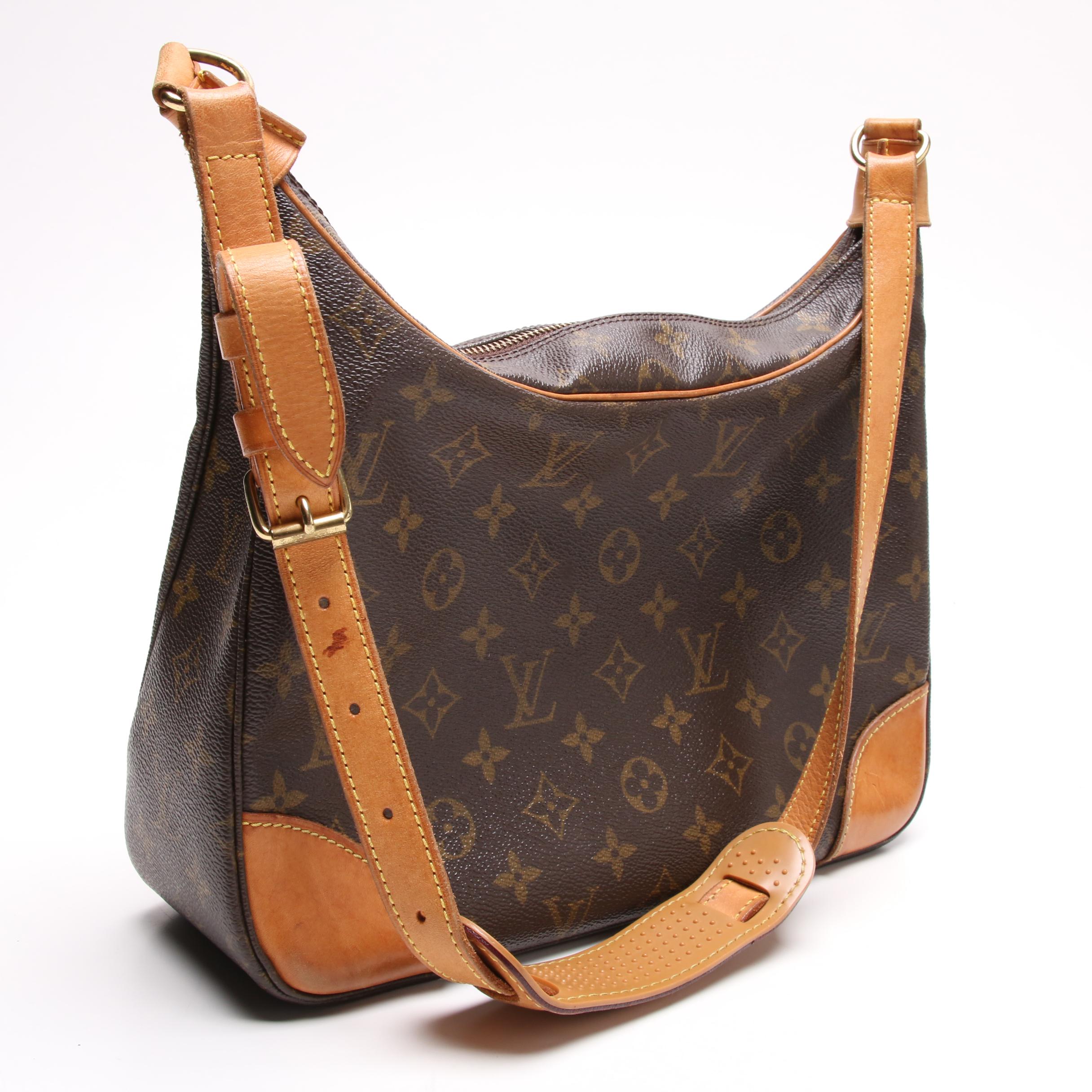 1997 Louis Vuitton Paris Monogram Canvas Boulogne Bag, Made in France
