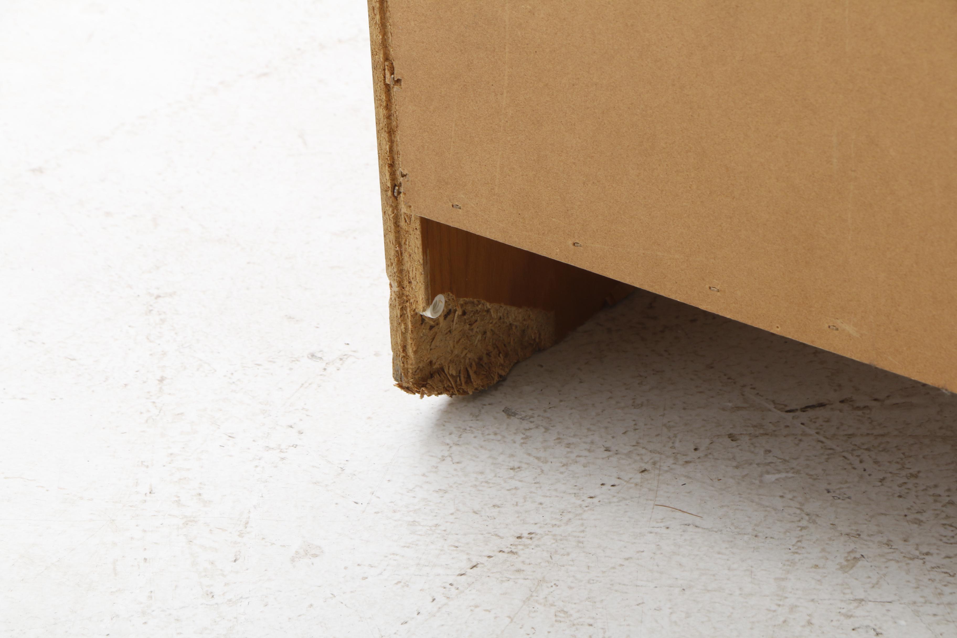 Danish Modern Cabinet Bookcase in Teak by Domino Mobler