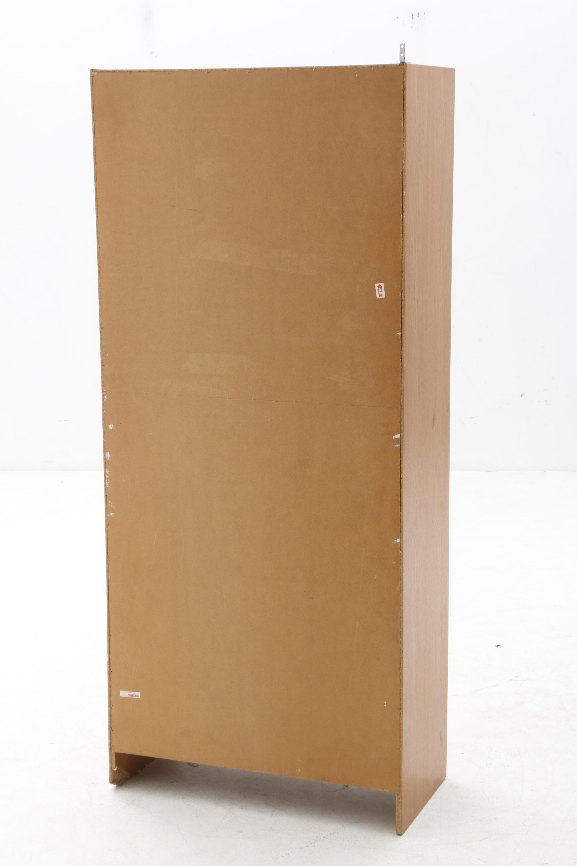 Danish Modern Cabinet Bookcase in Teak by Domino Mobler