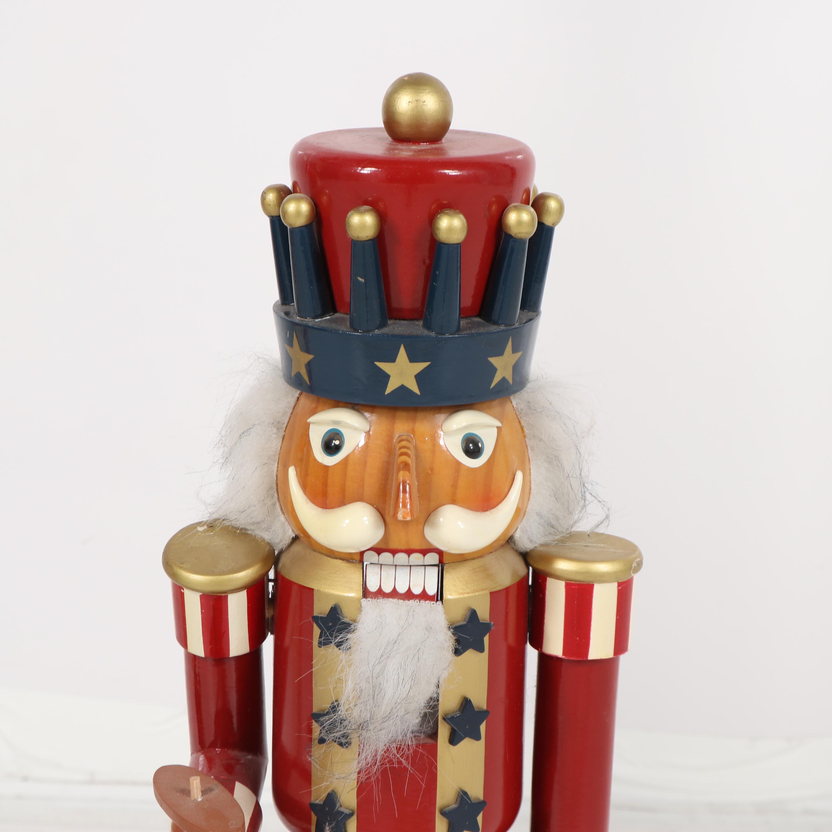 Painted Wood Nutcrackers