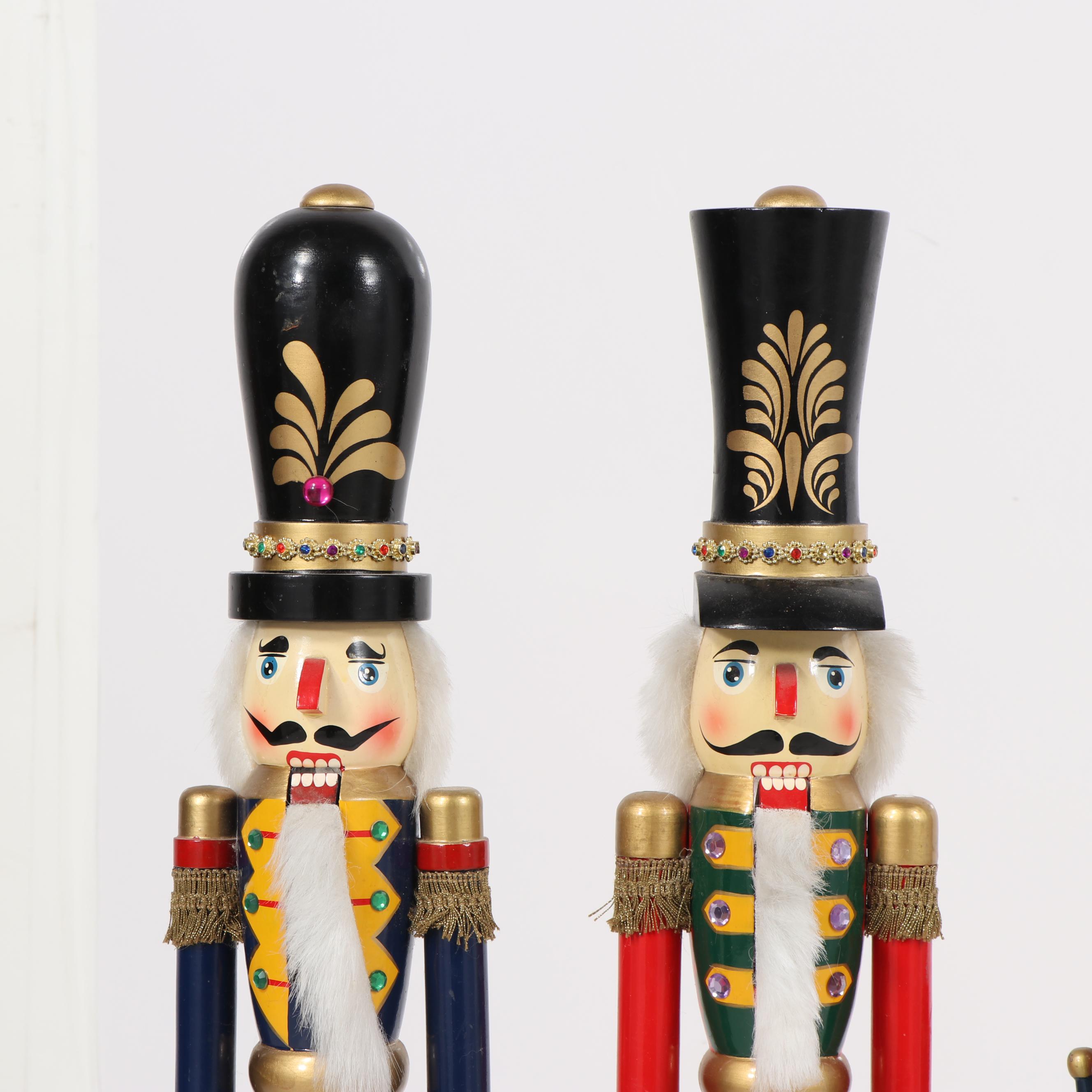 Painted Wood Nutcrackers