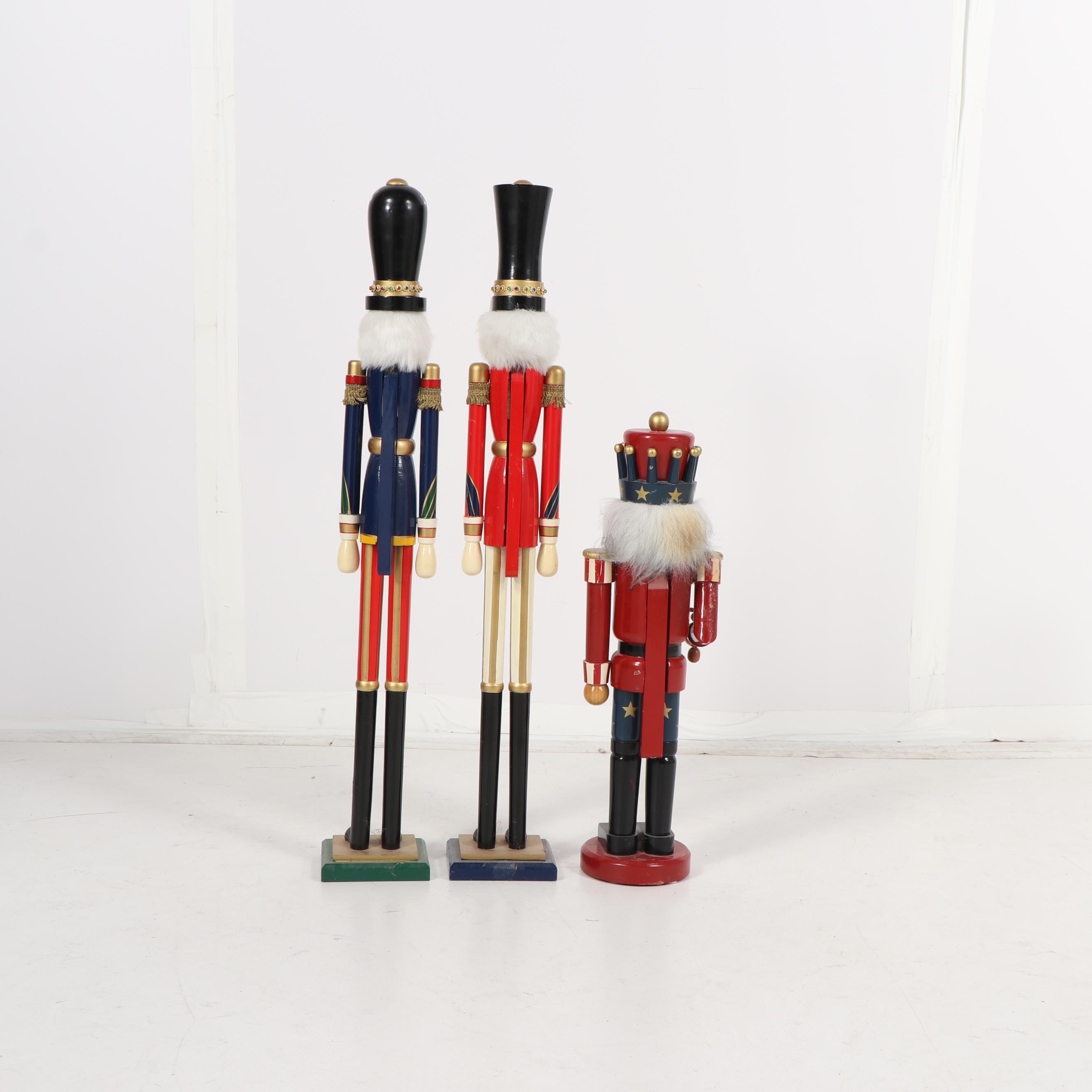Painted Wood Nutcrackers
